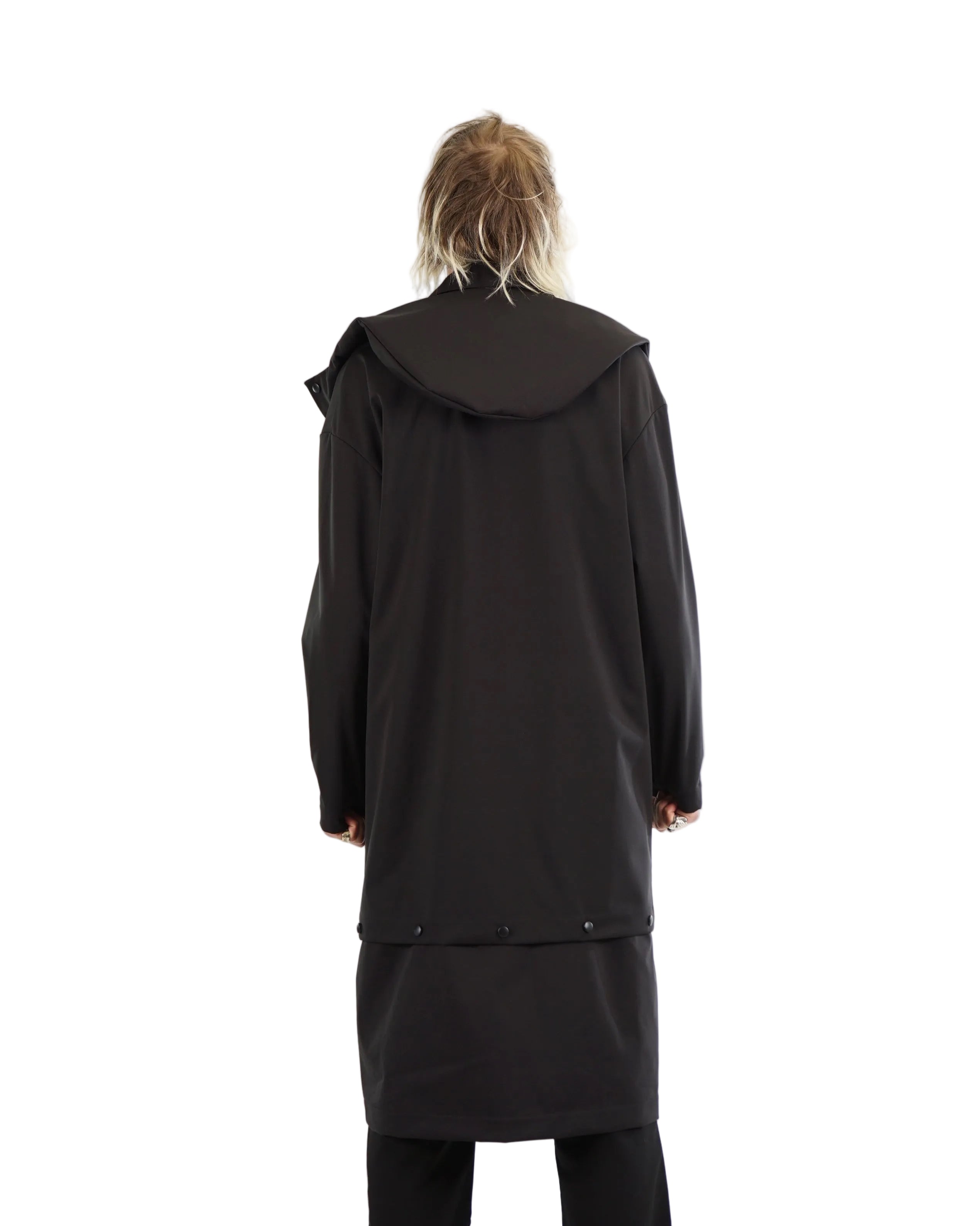 TX Convertible Hooded Coat – Black | Adddress