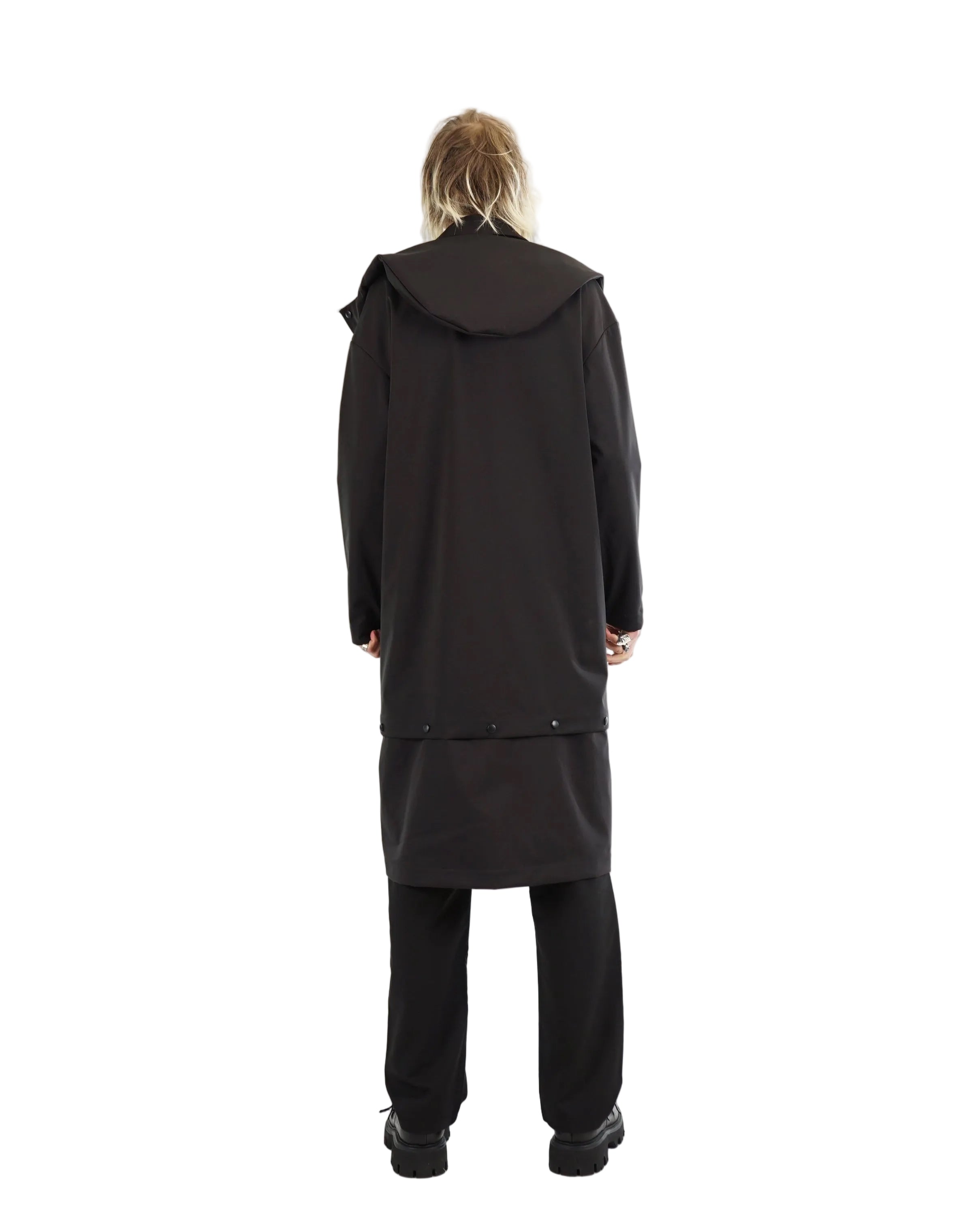 TX Convertible Hooded Coat – Black | Adddress