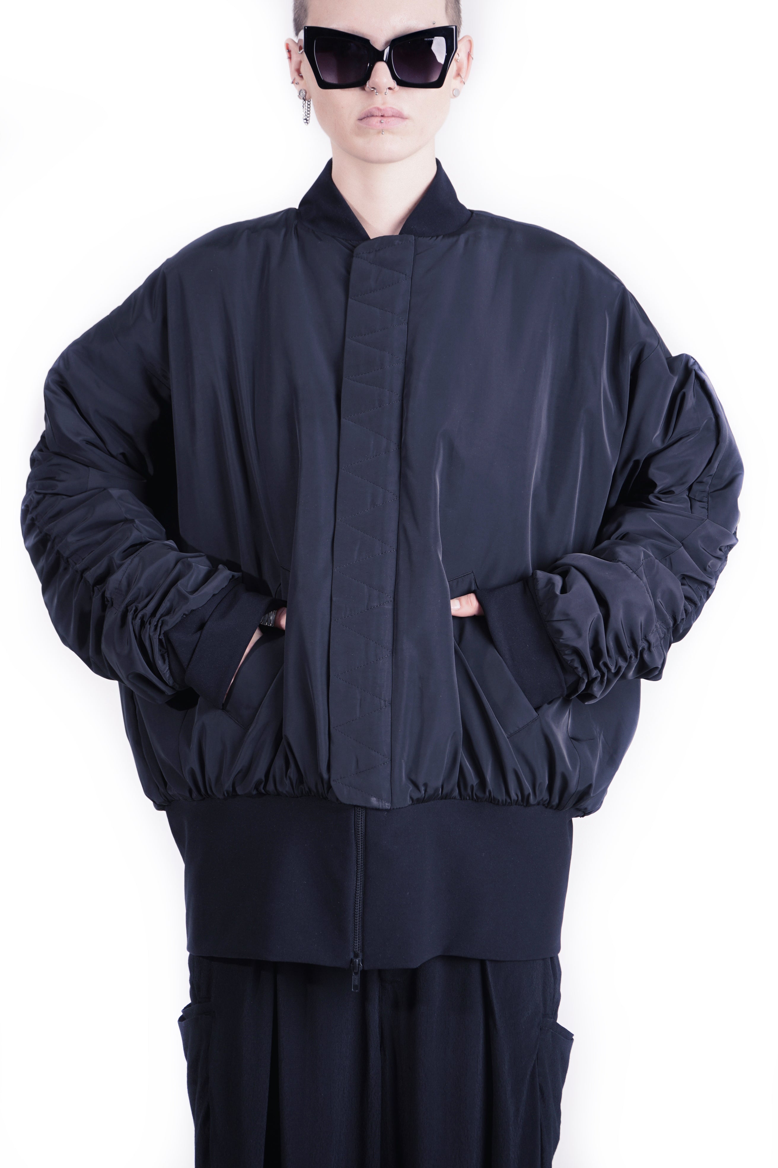 G99CW Oversized Bomber Jacket warm I adddress