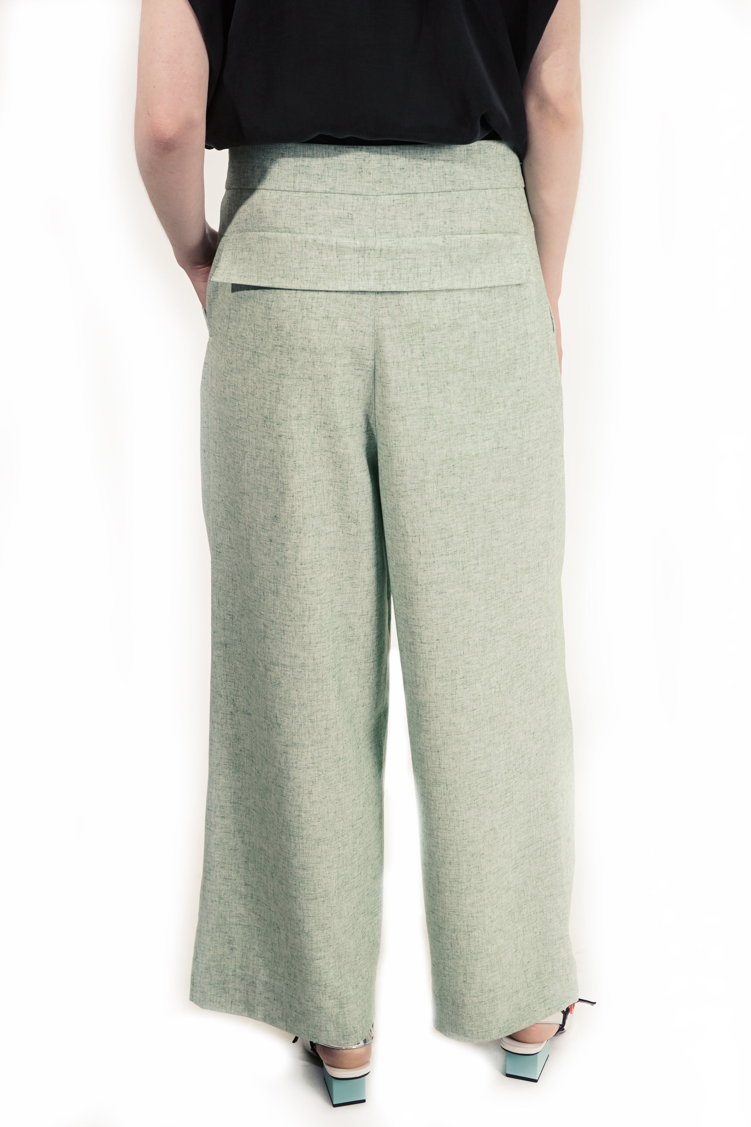 P152 C Wool Unisex Relaxed Fit Pants | Adddress