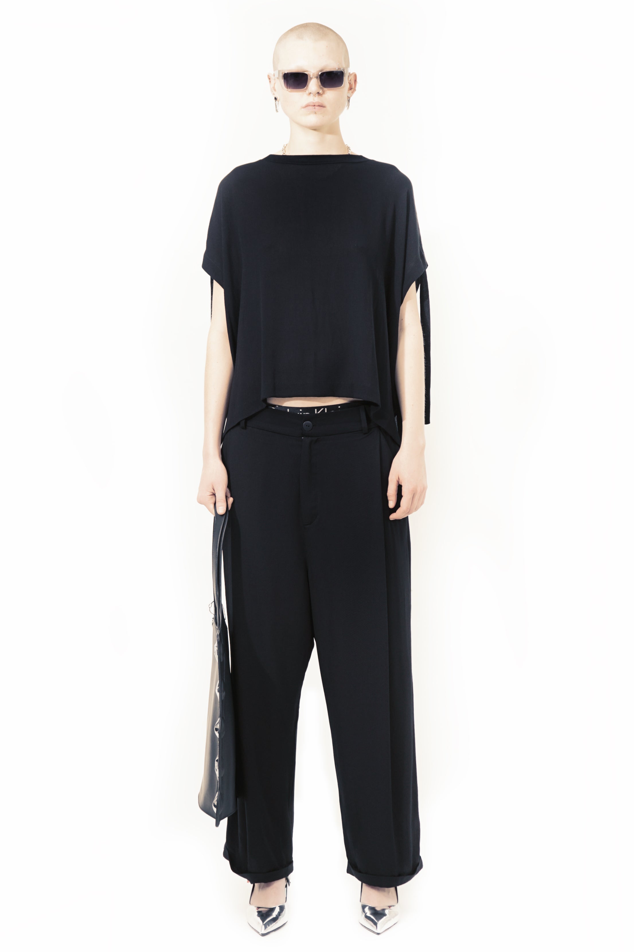 TR Gin Shirt Loose Gathered Shoulder