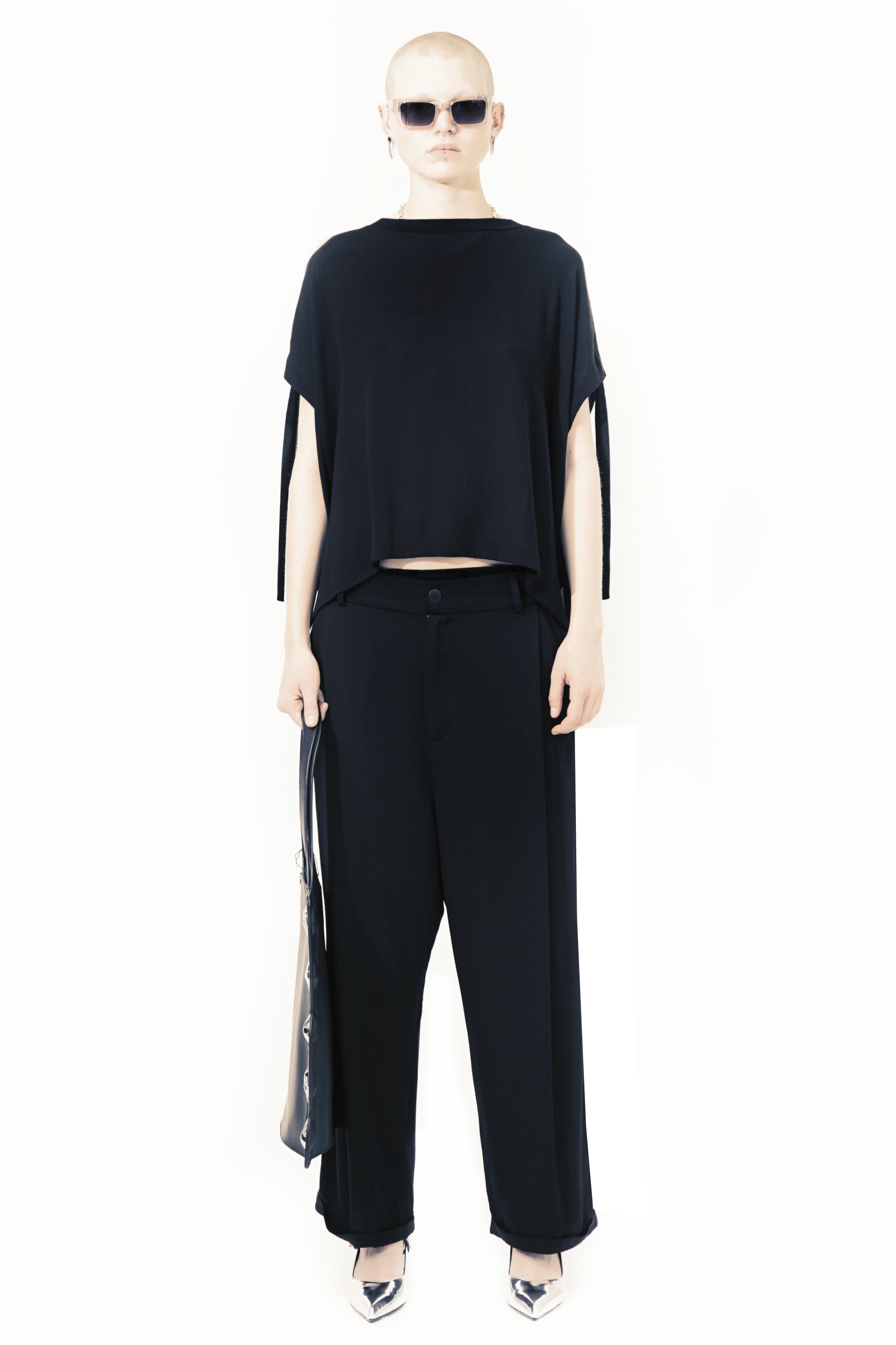 P152 Deep Pleat Pants with cuffs