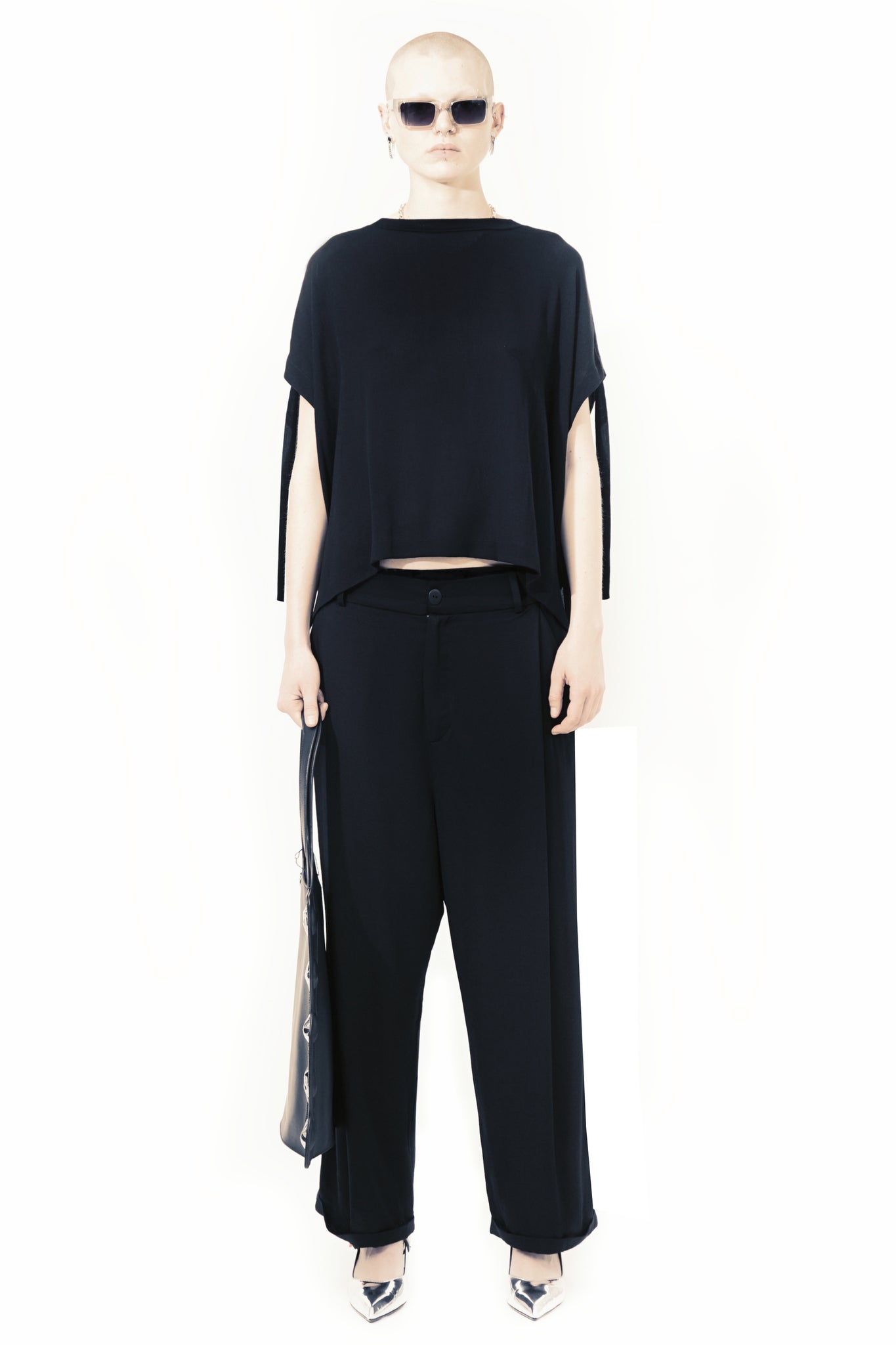 P152 Deep Pleat Pants with cuffs