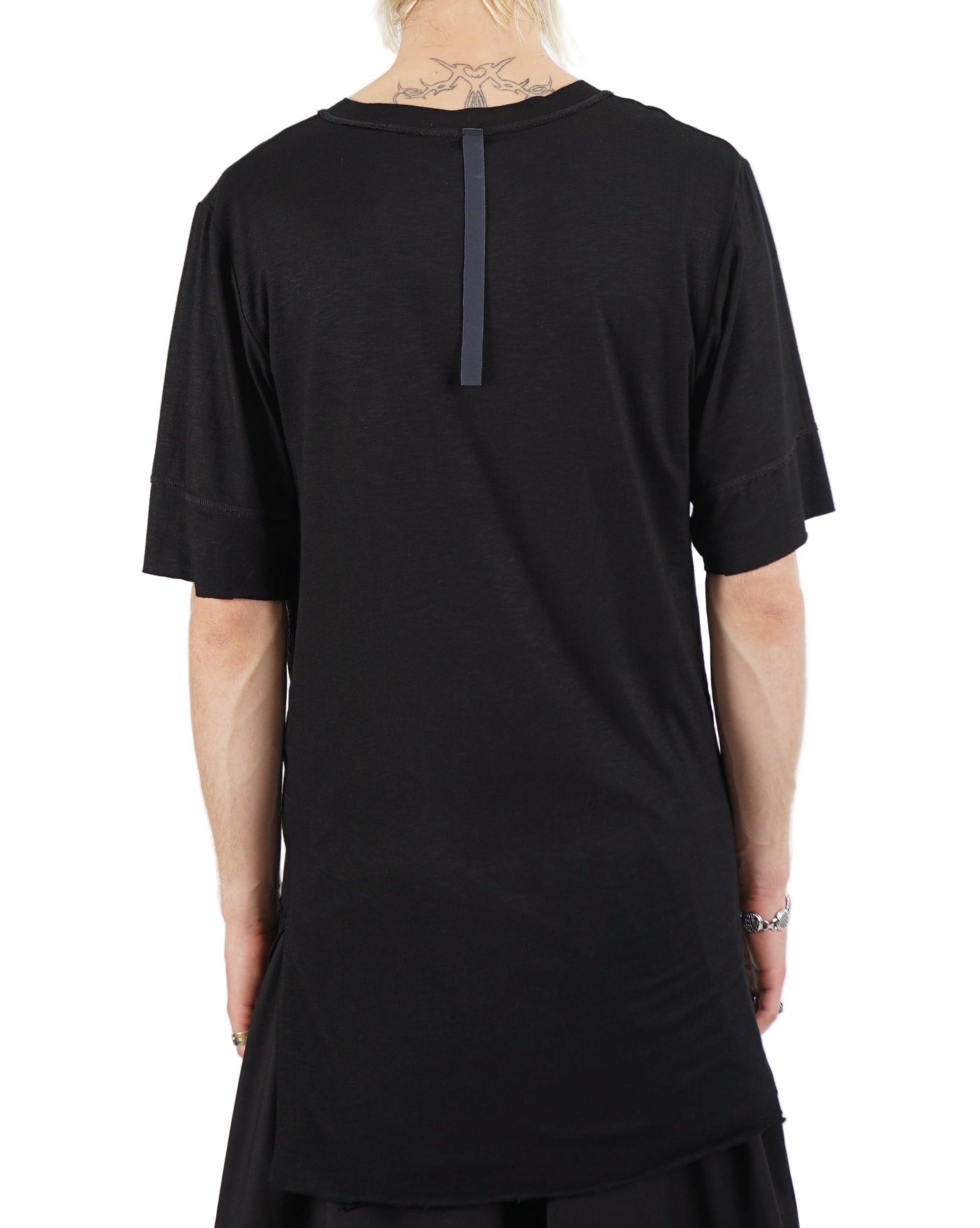 Monochrom – Layered T-Shirt – Black