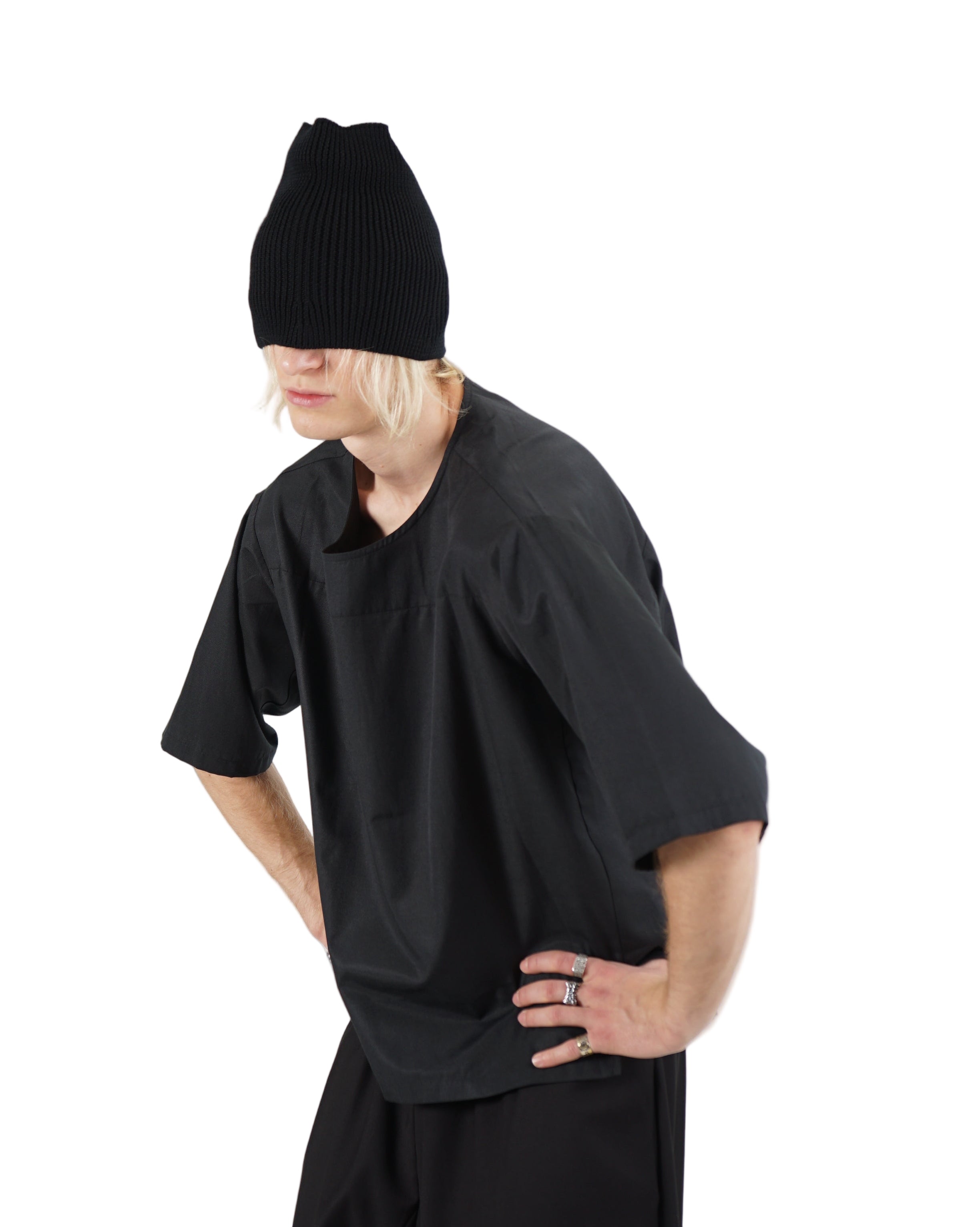 Monochrom – Short Sleeve Top – Black