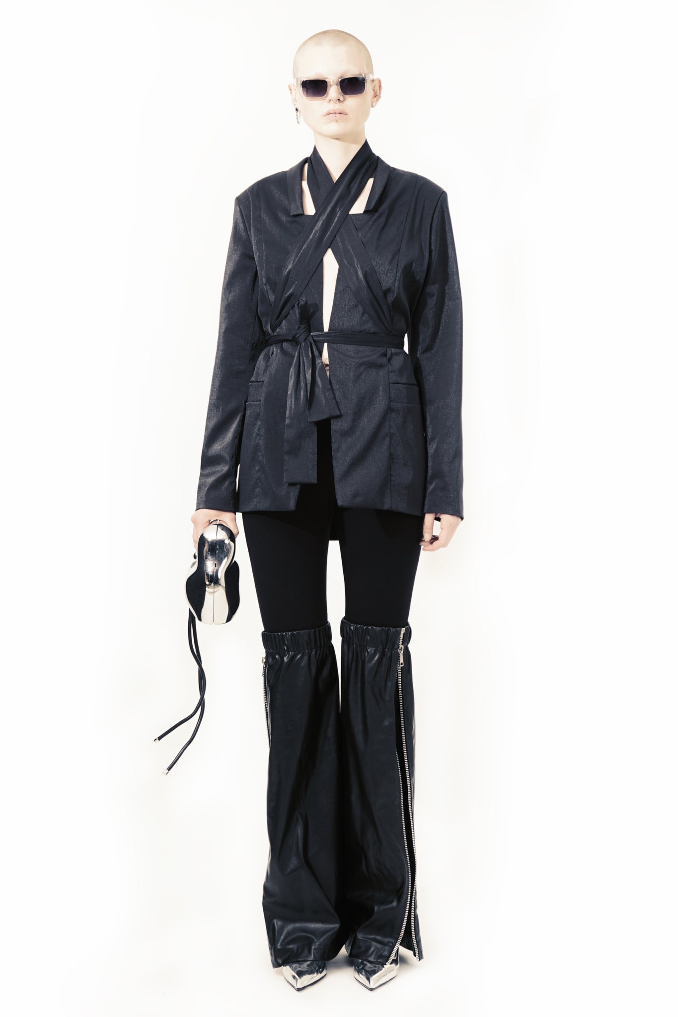 G74 Long Blazer Wrap Belt