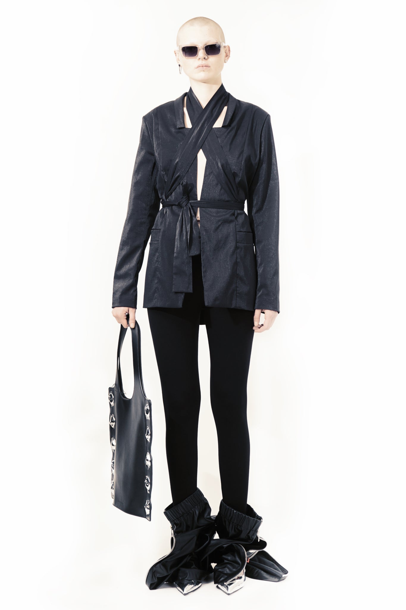 G74 Long Blazer Wrap Belt