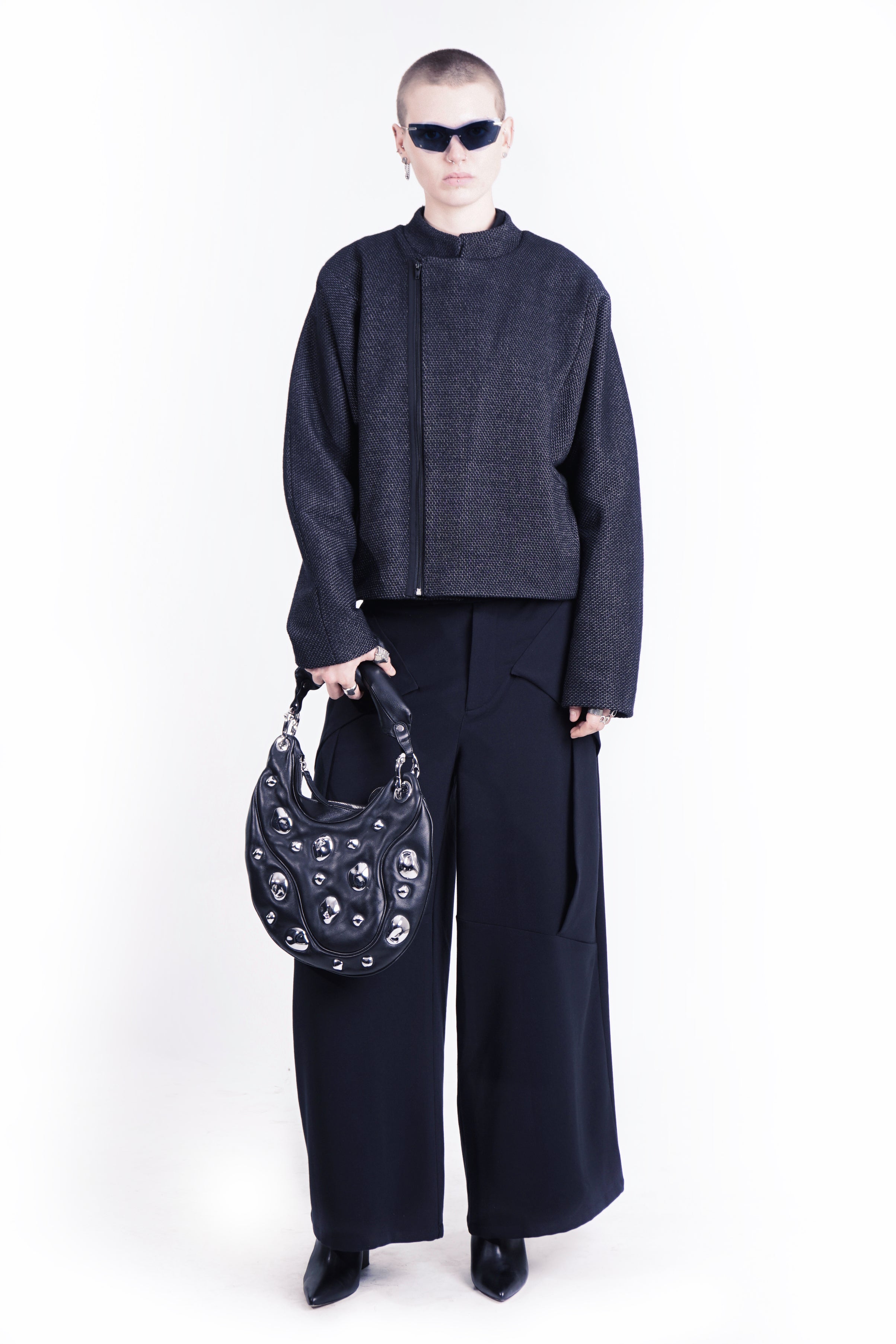 G77 Short Cropped Blouson Jacket — front view, Adddress Berlin