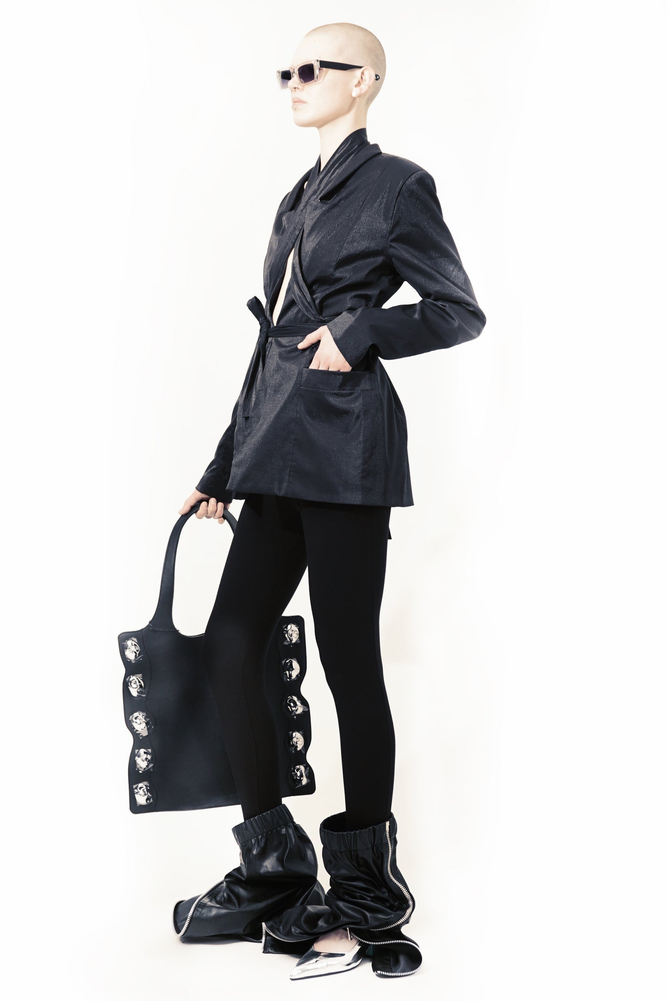 G74 Long Blazer Wrap Belt