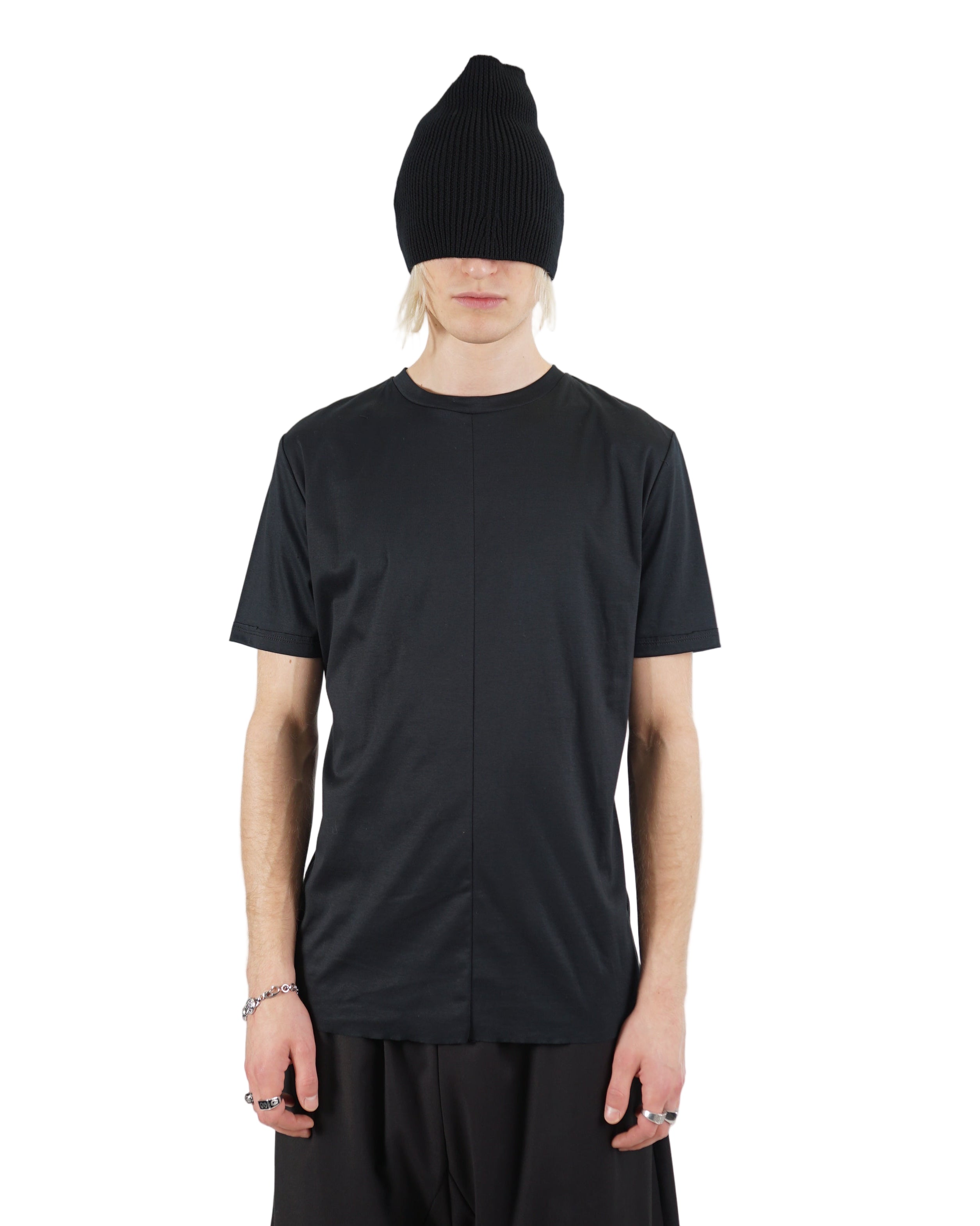 Address – Layered Short Sleeve T-Shirt – Grey/Black