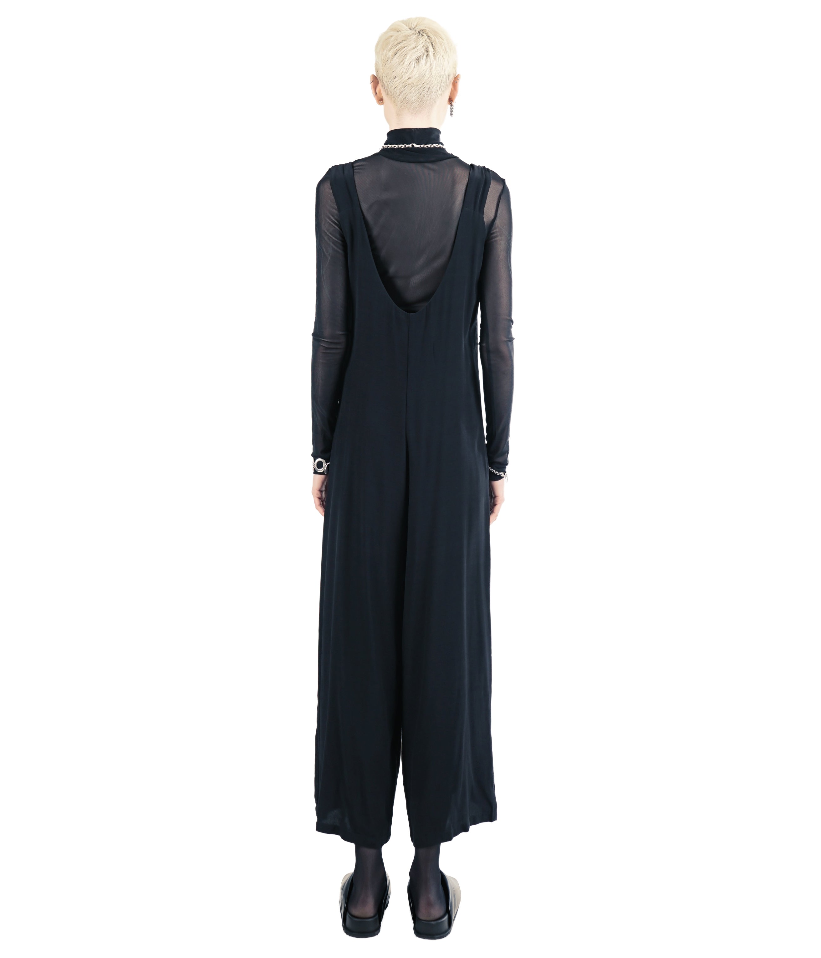 O26 Sleeveless Jumpsuit – Black | Adddress