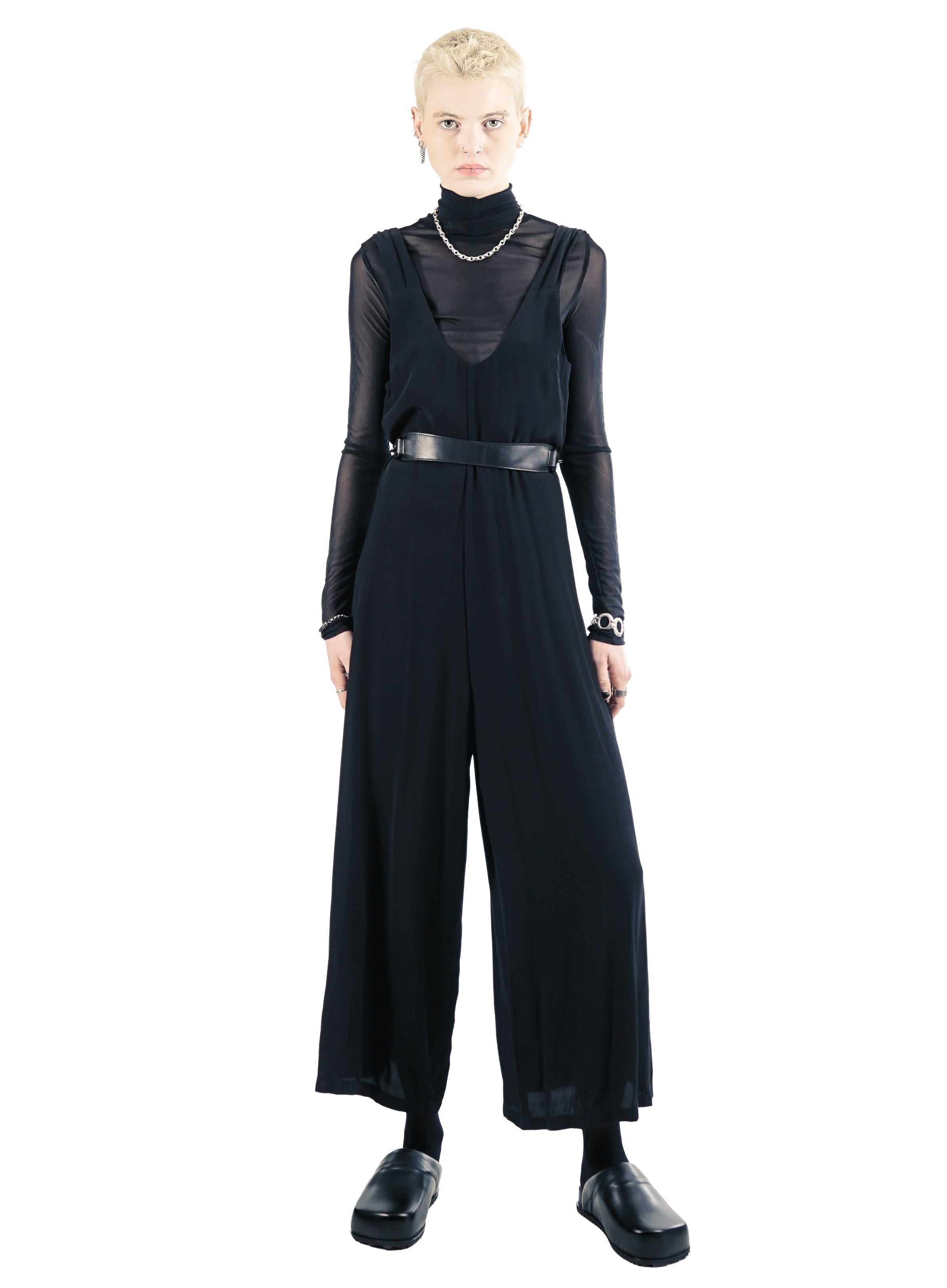 O26 Sleeveless Jumpsuit – Black | Adddress