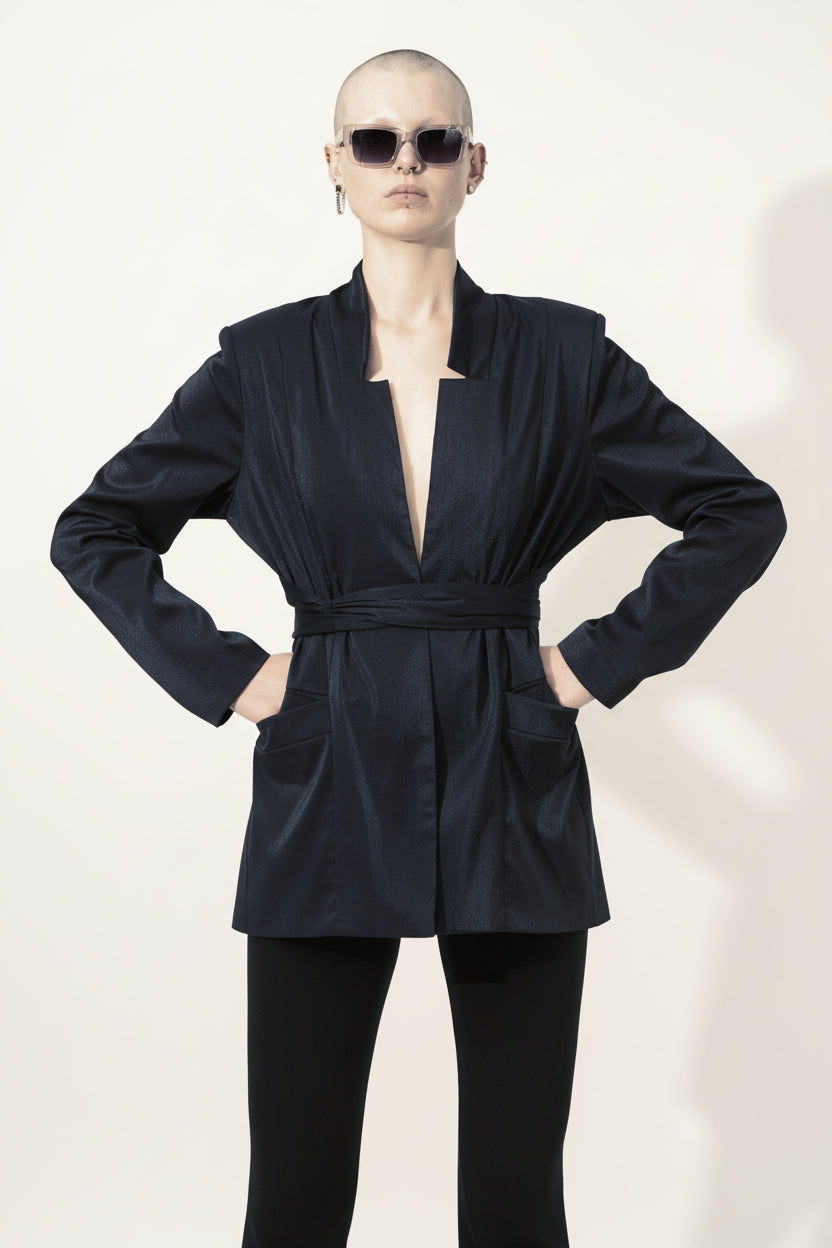 G74 Long Blazer Wrap Belt