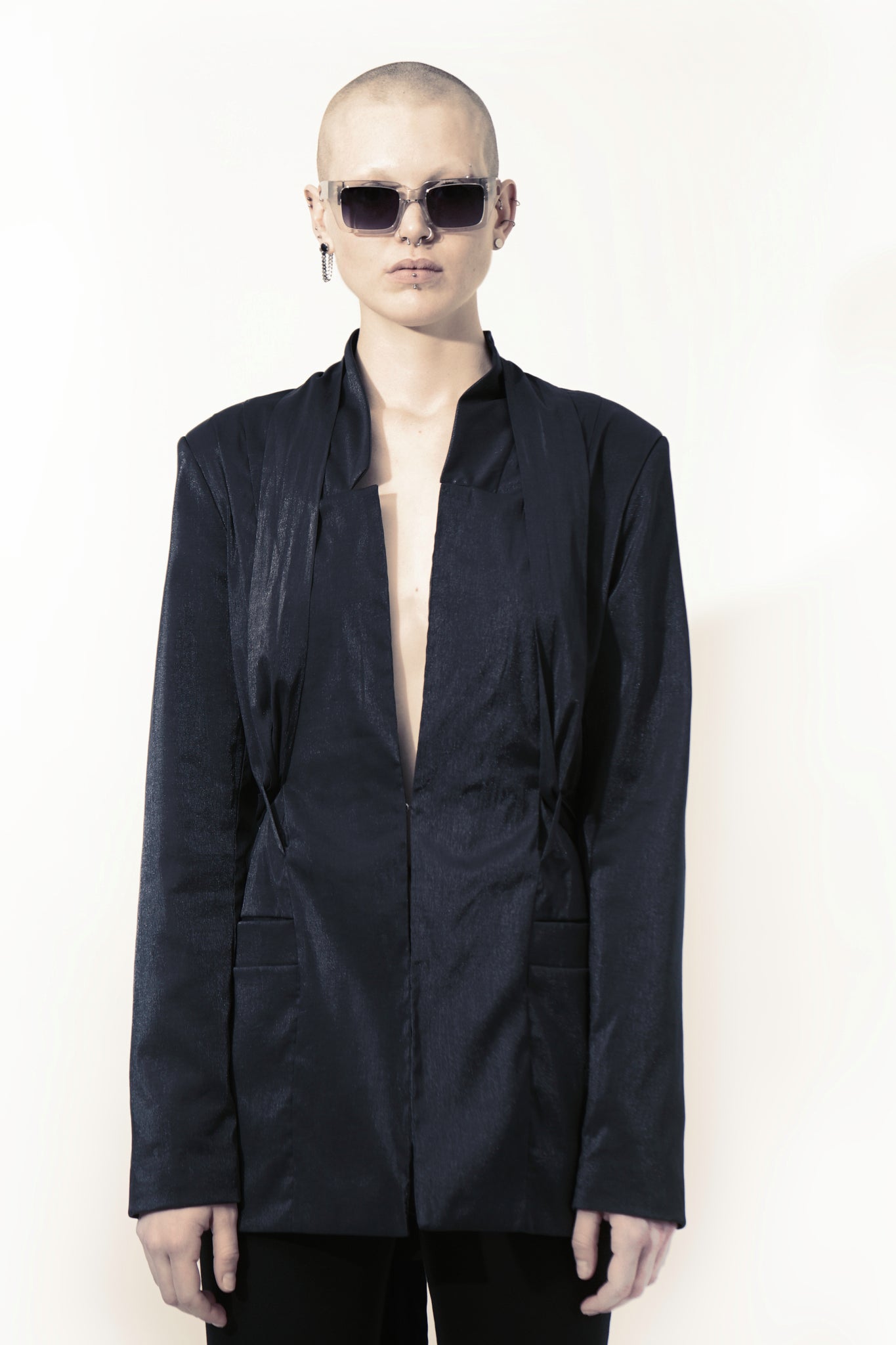 G74 Long Blazer Wrap Belt