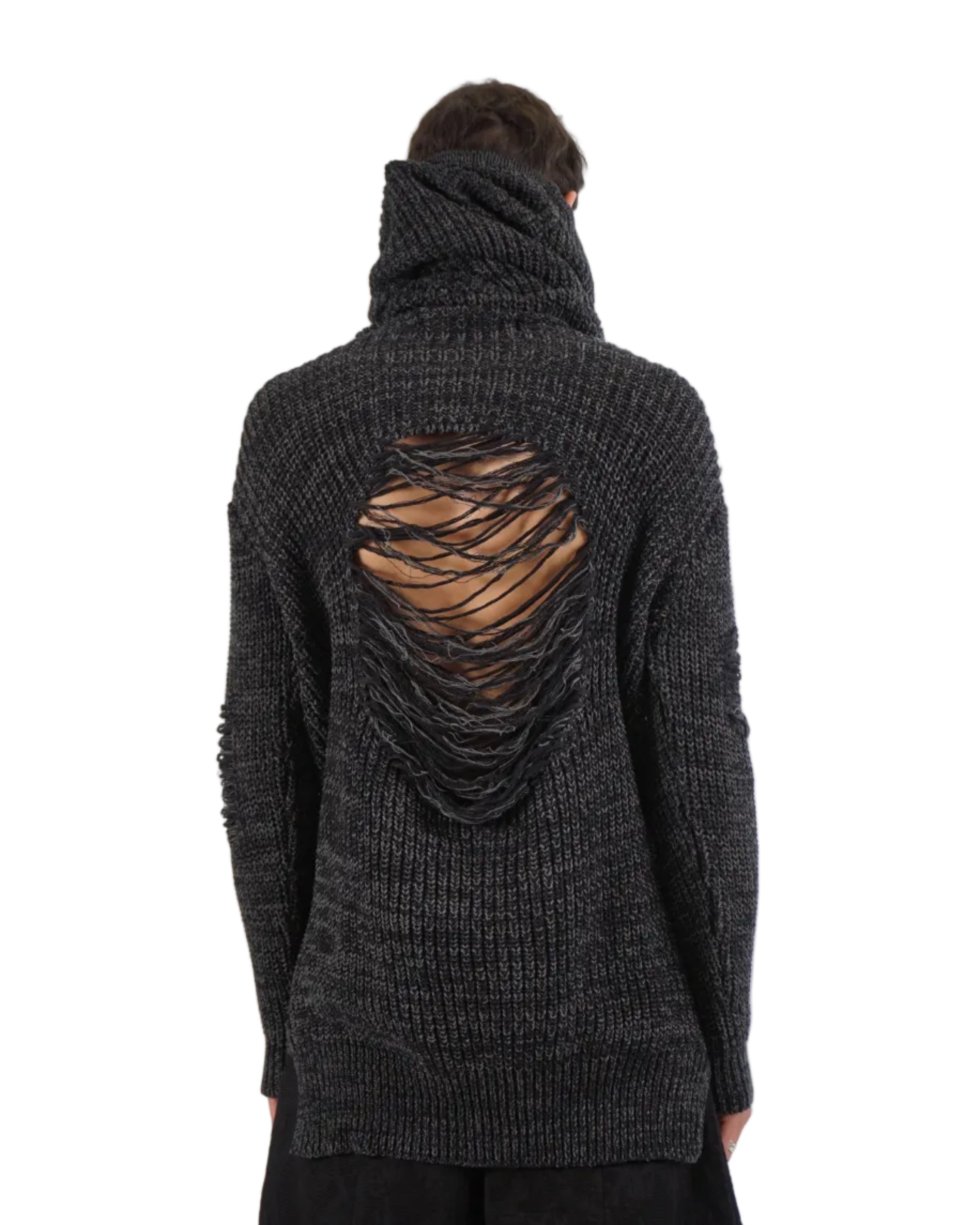 Mark Baigent – TETO Sweater – Black / Charcoal
