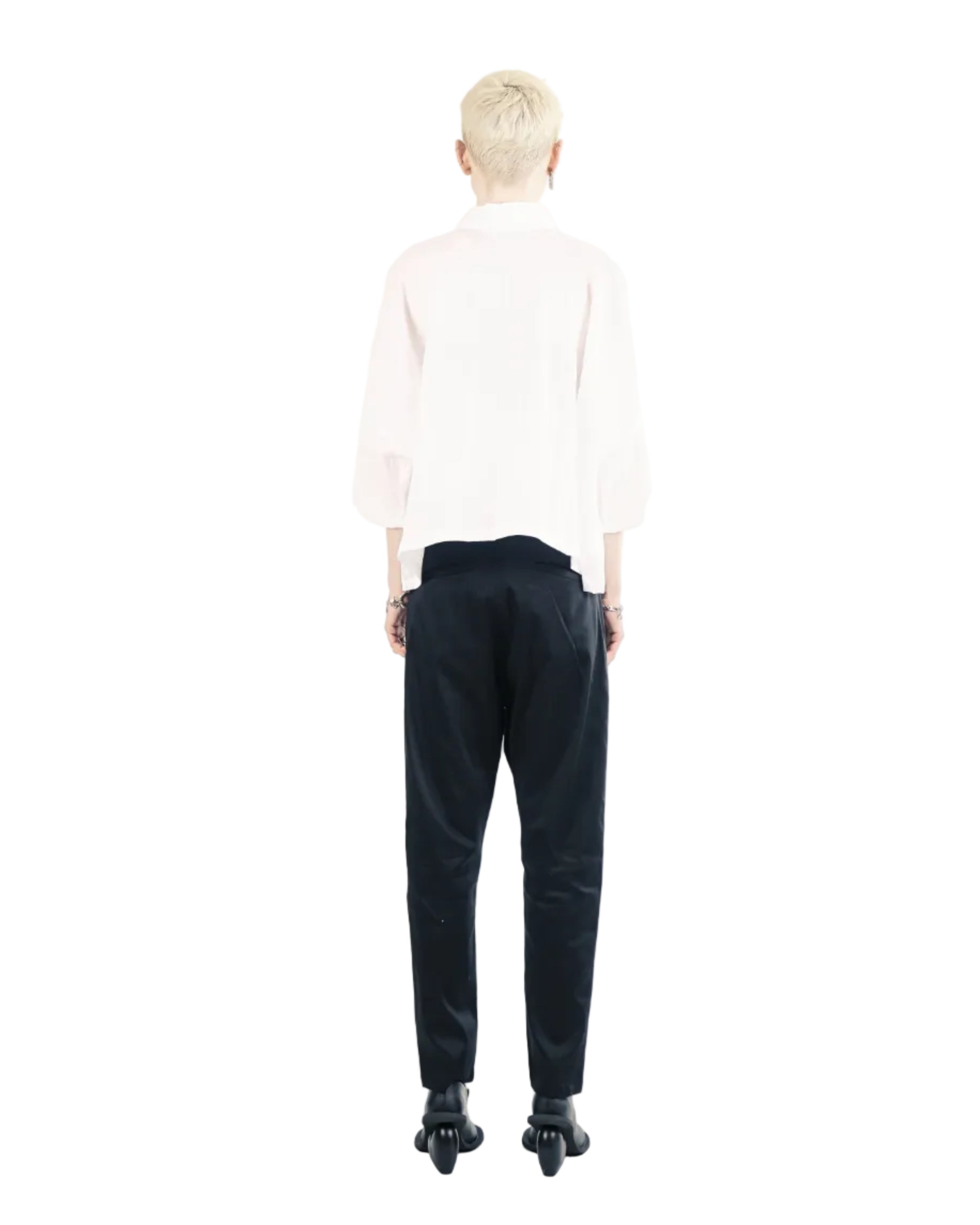MC45A Textured Shirt – White | Adddress