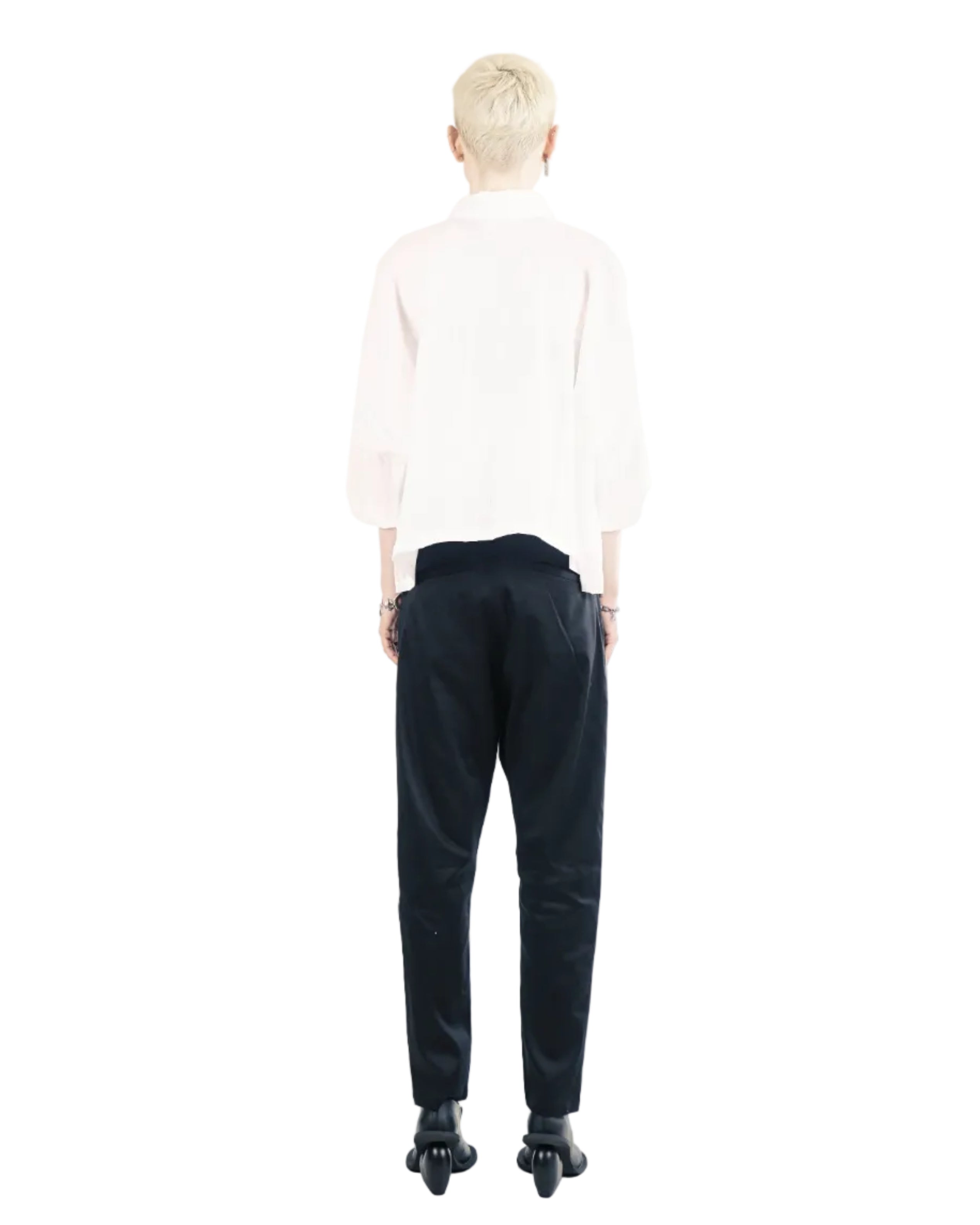 MC45A Textured Shirt – White | Adddress