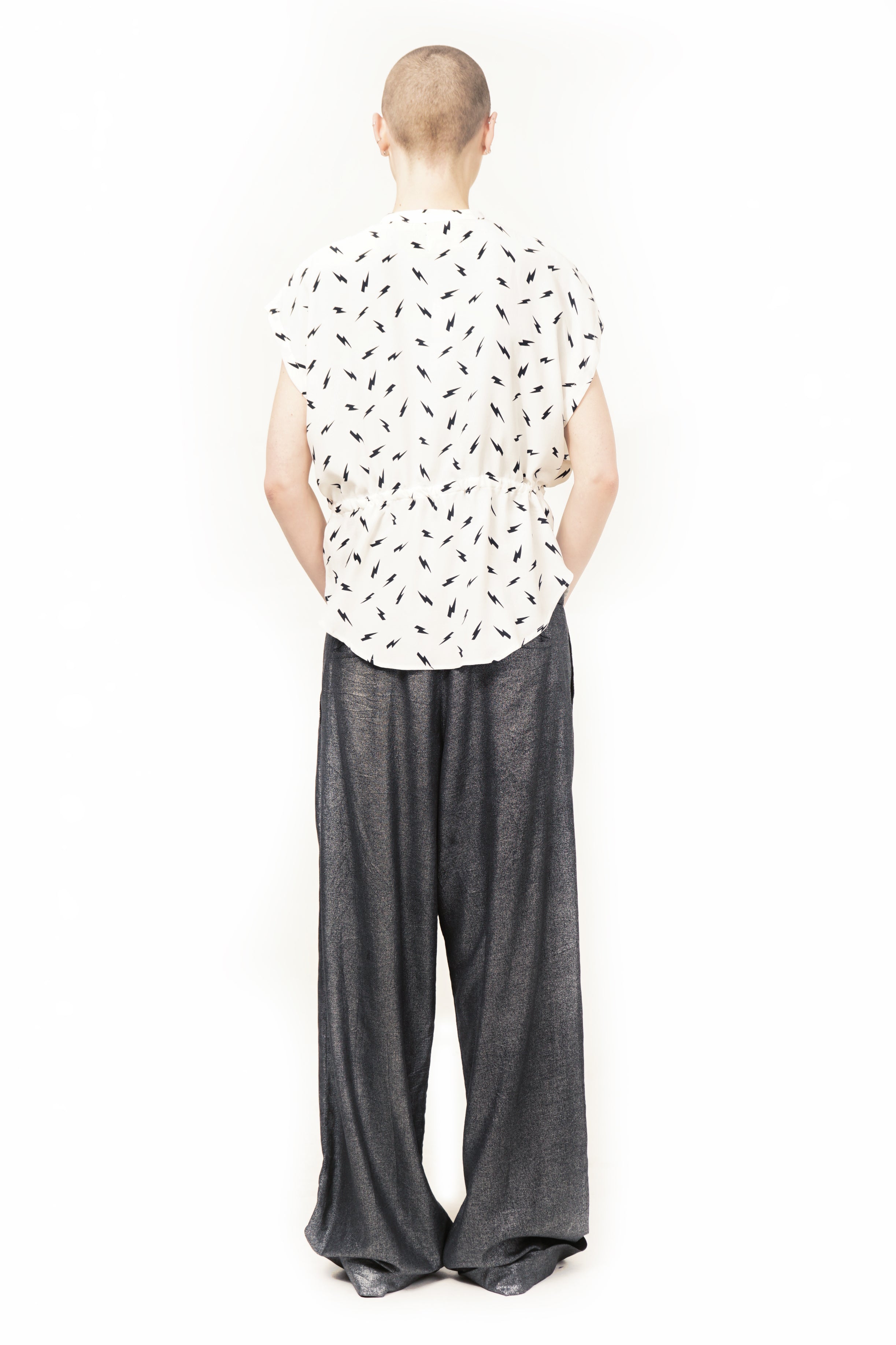 P89B Wide Marlene Pants Glitter