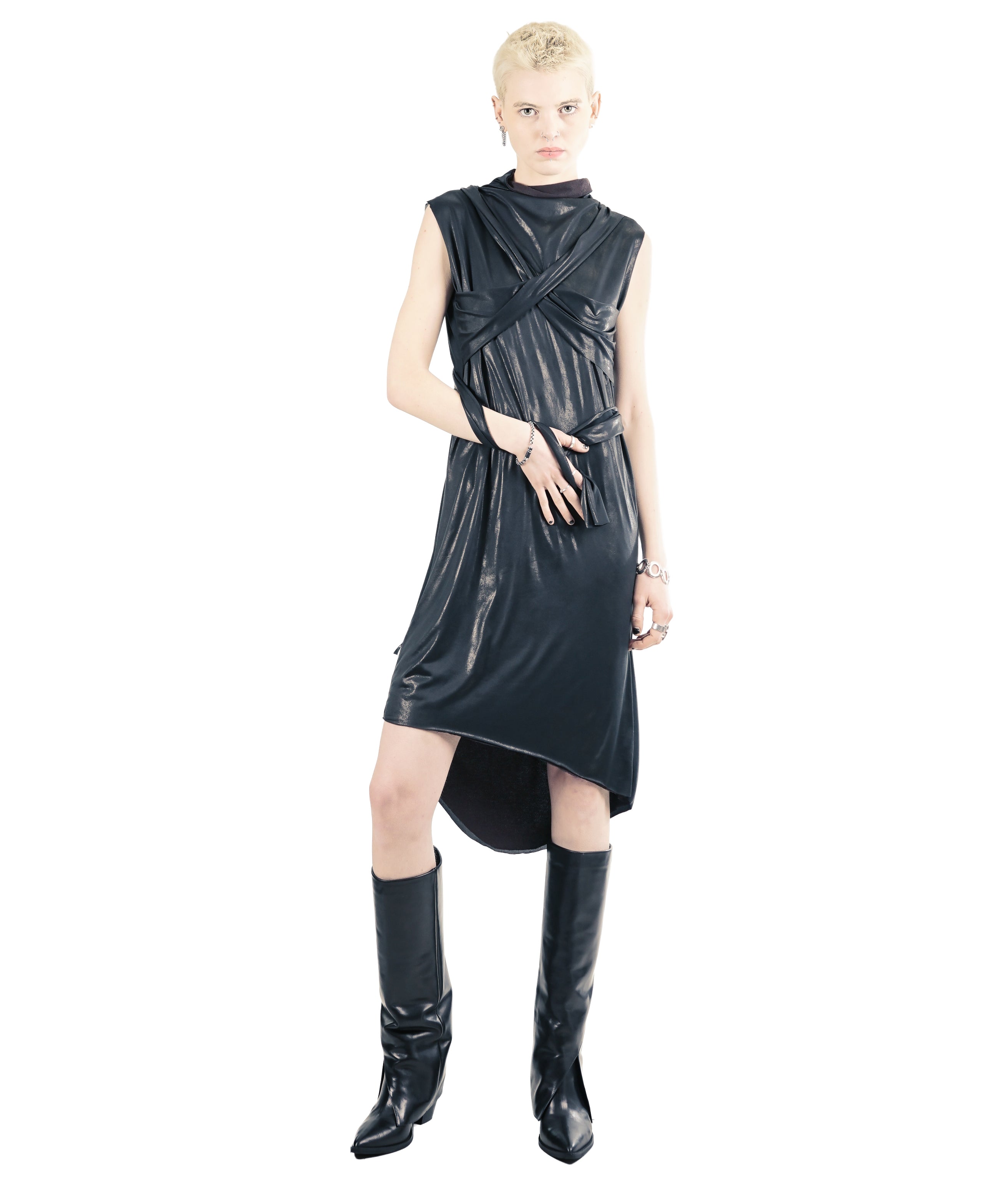 R269B Reversible Dress – Black | Adddress