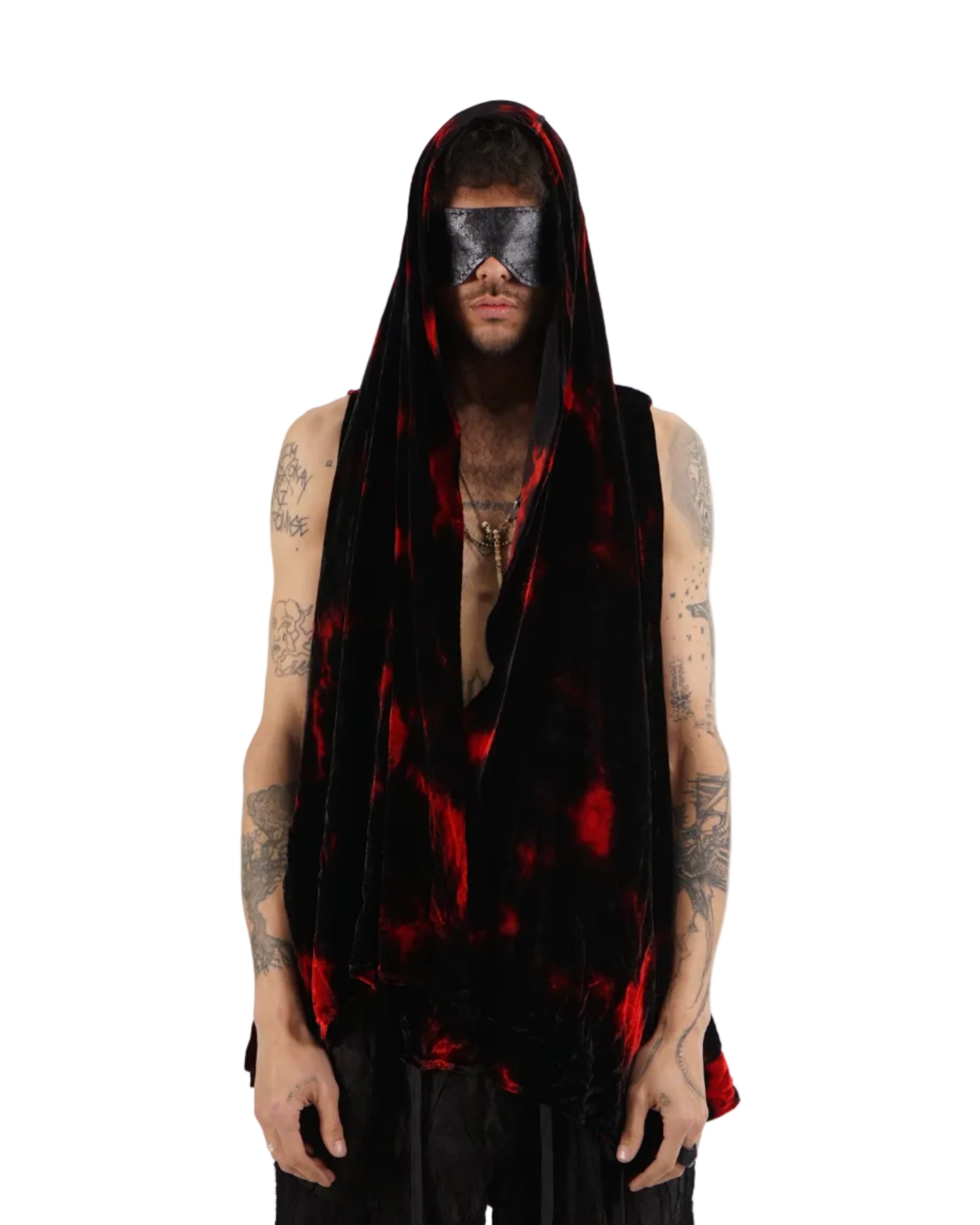 Mark Baigent – Nago Vest – Black / Red