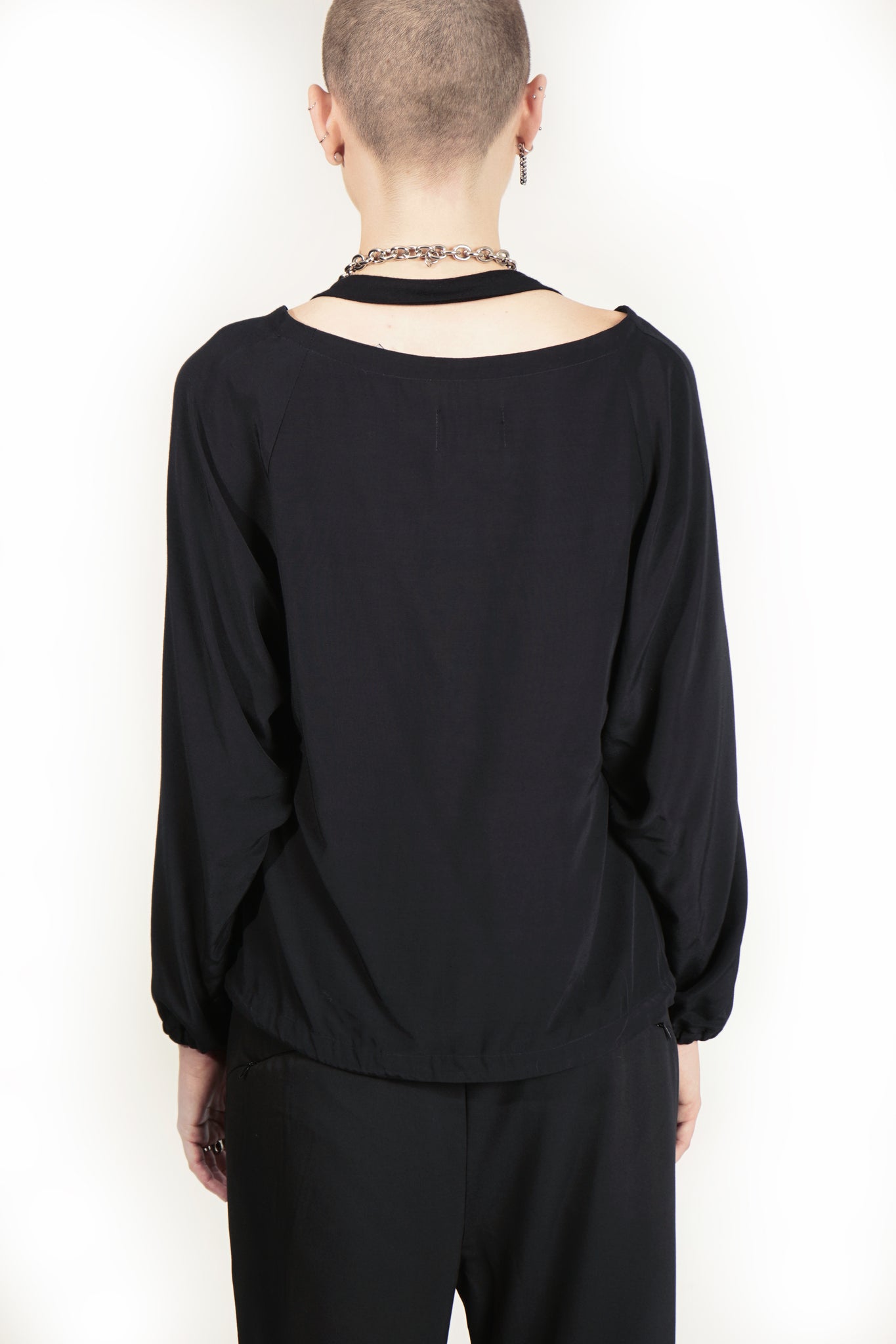 B99 - Shirt with Halter Neck