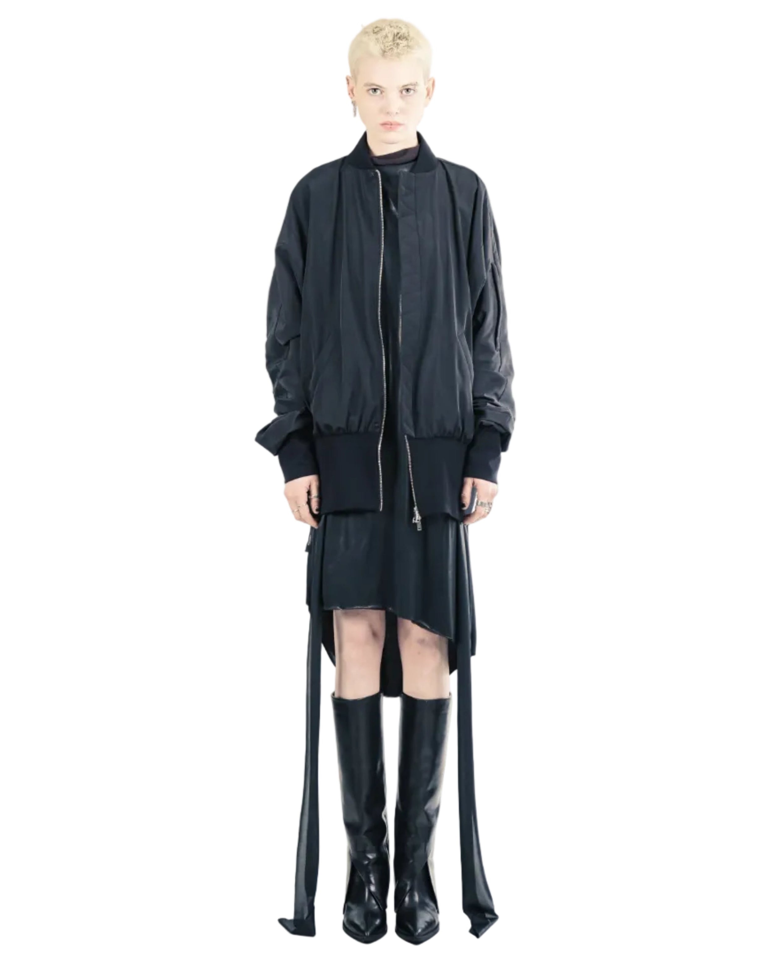 G99C Bomber Jacket Light– Black I adddress