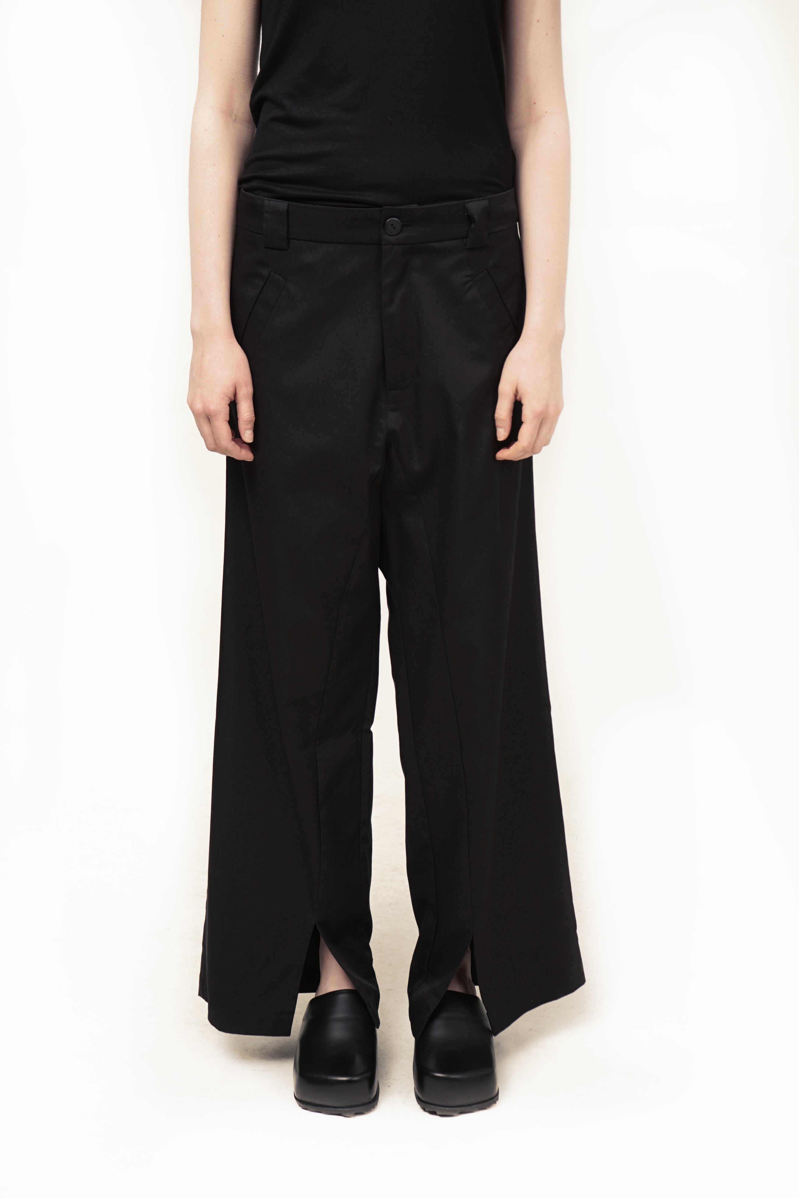 MP00M Pants Wide Leg Slit