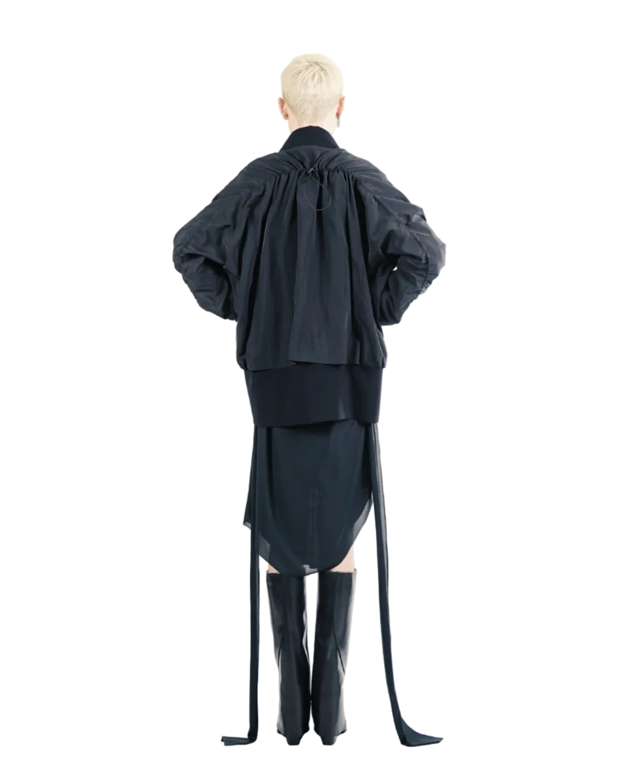 G99C Bomber Jacket Light– Black I adddress