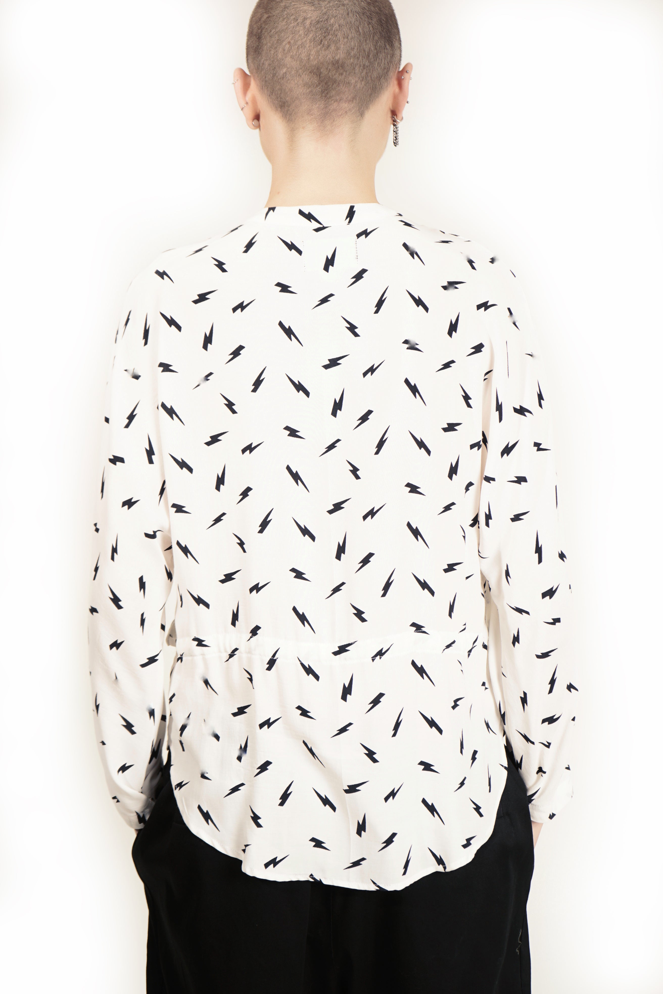 Minimal viscose  vest  blouse back  view