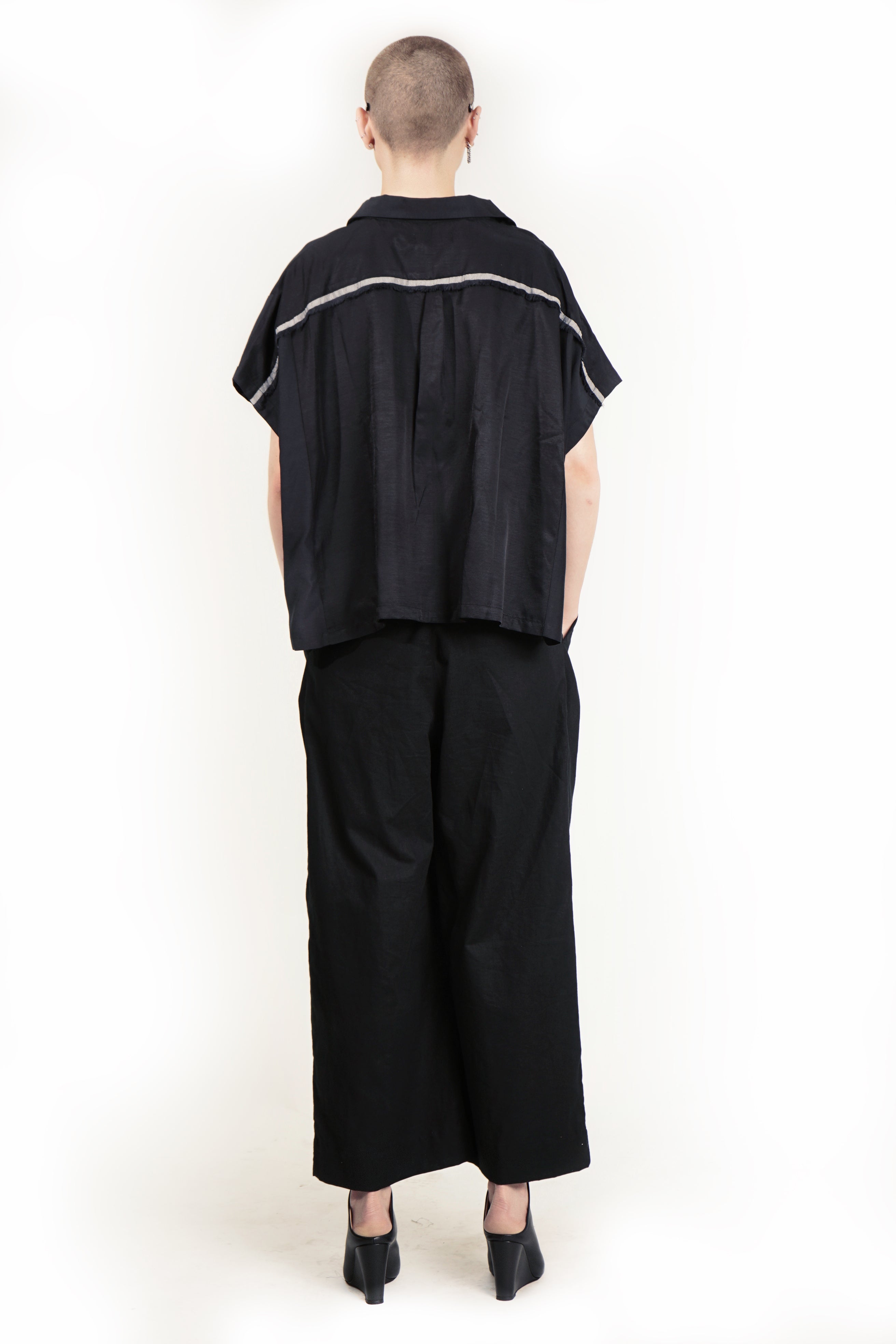 P152B Pleated Waist Pants