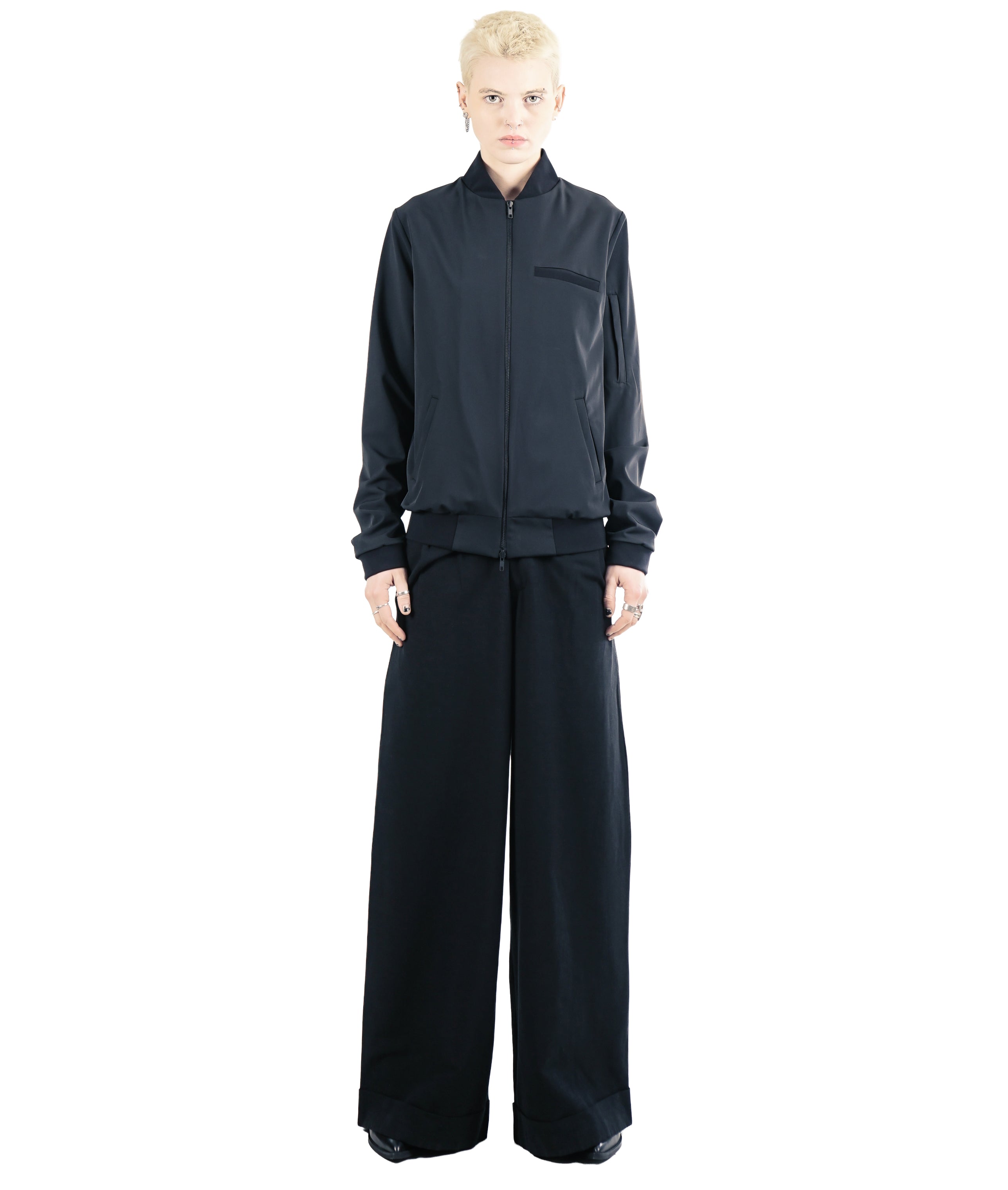 MG27 Bomber Jacket – Black | Adddress