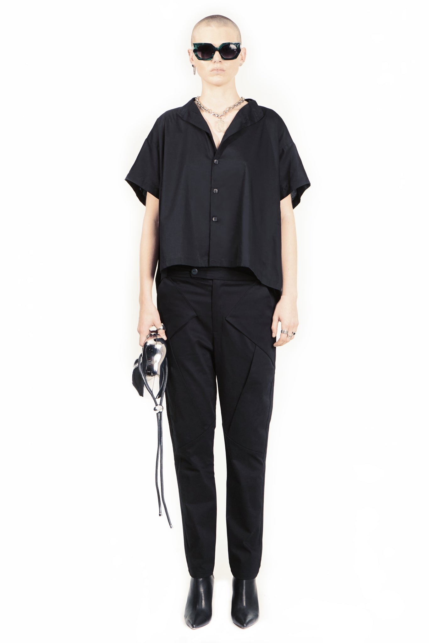 B62S Oversized Blouse Short Sleeve