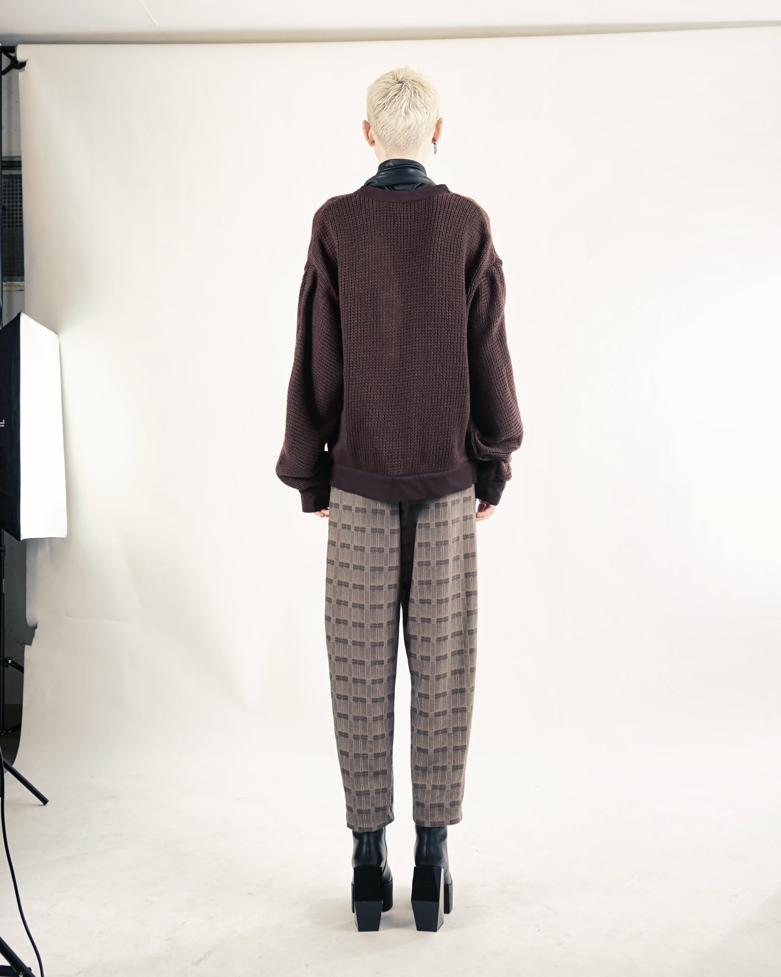 TRT77 Technical Cardigan – Brown | Adddress