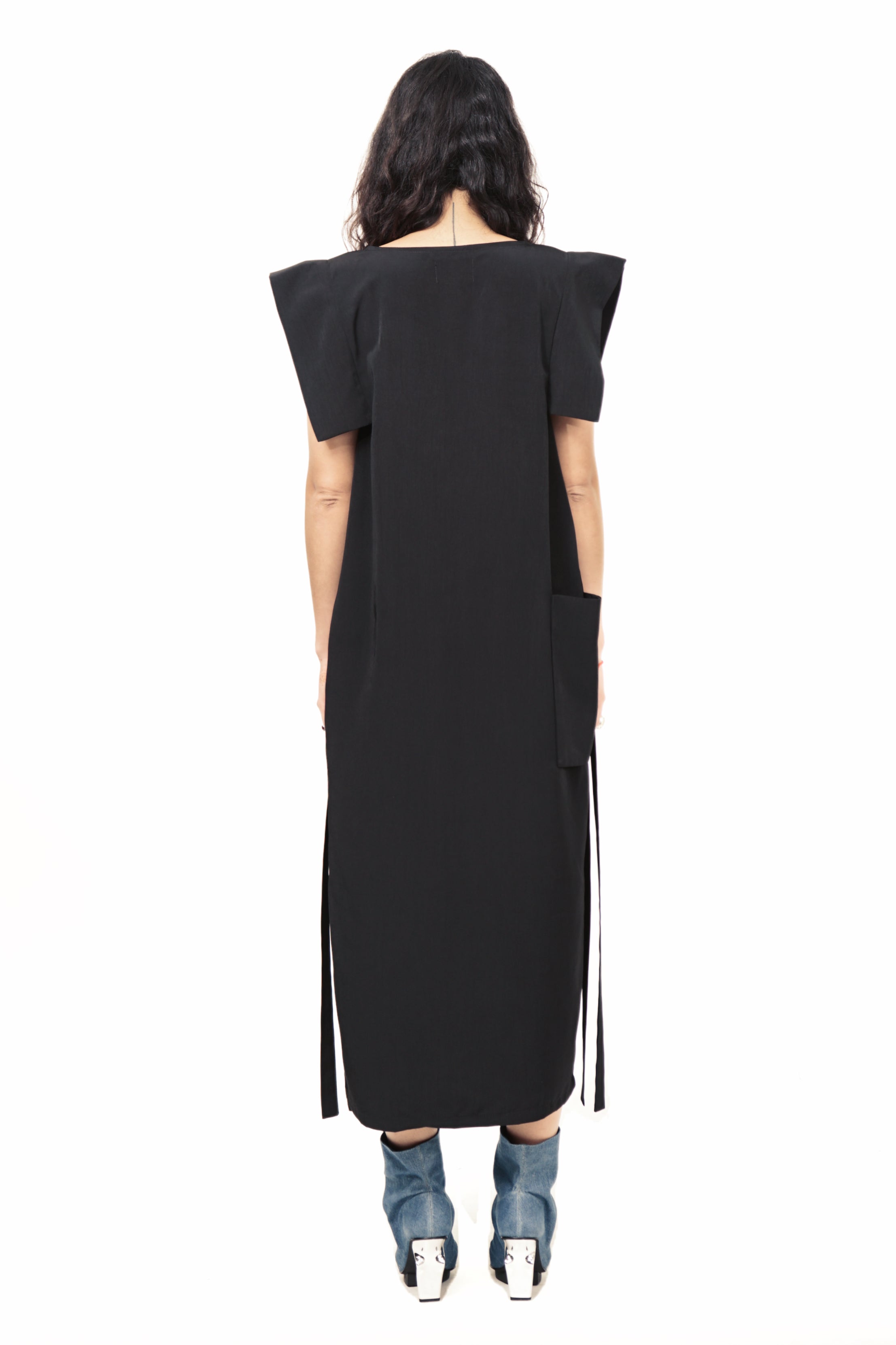 R114A Dress Shoulder Flap Detail
