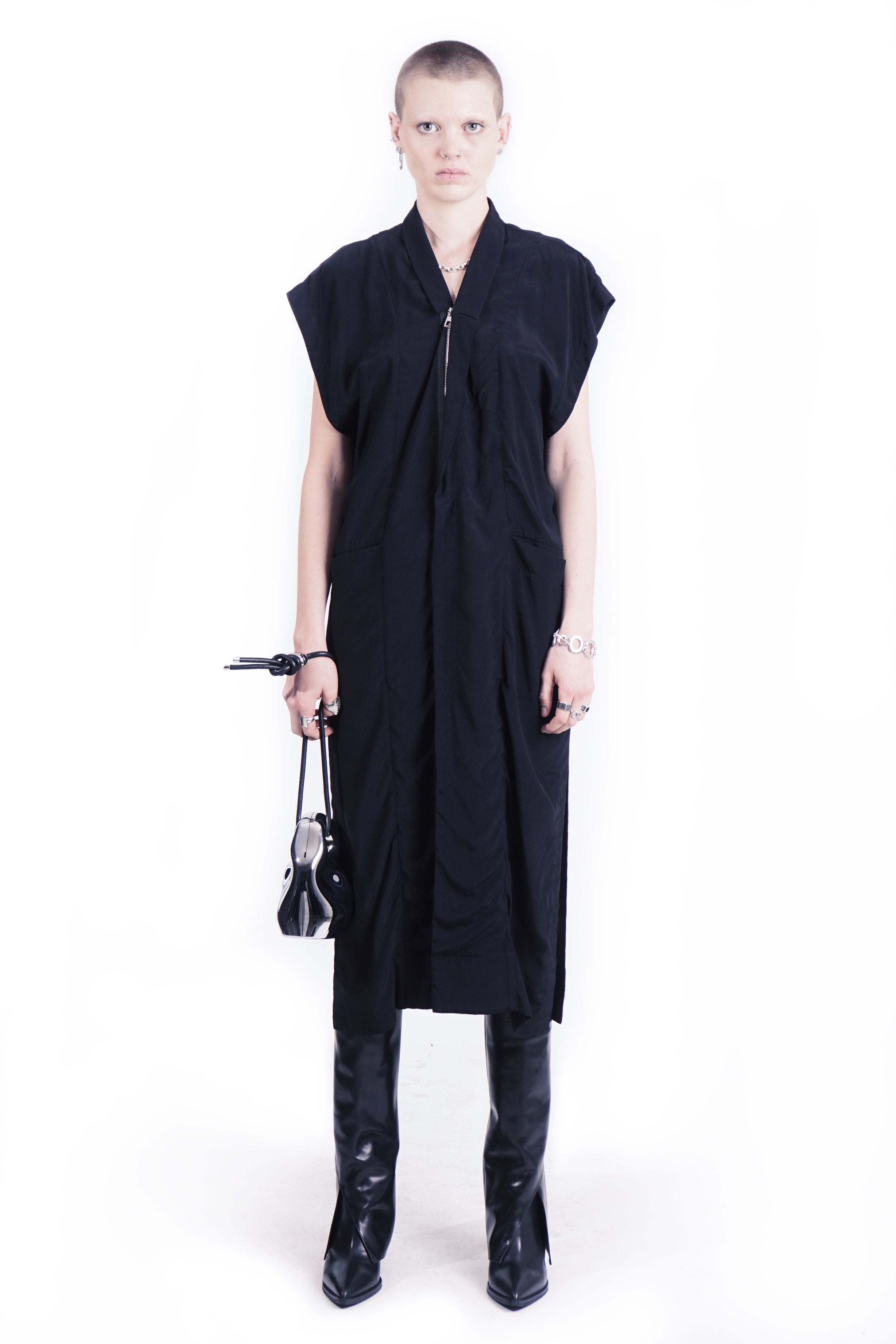 RVG74  Vest Dress Zip Closure
