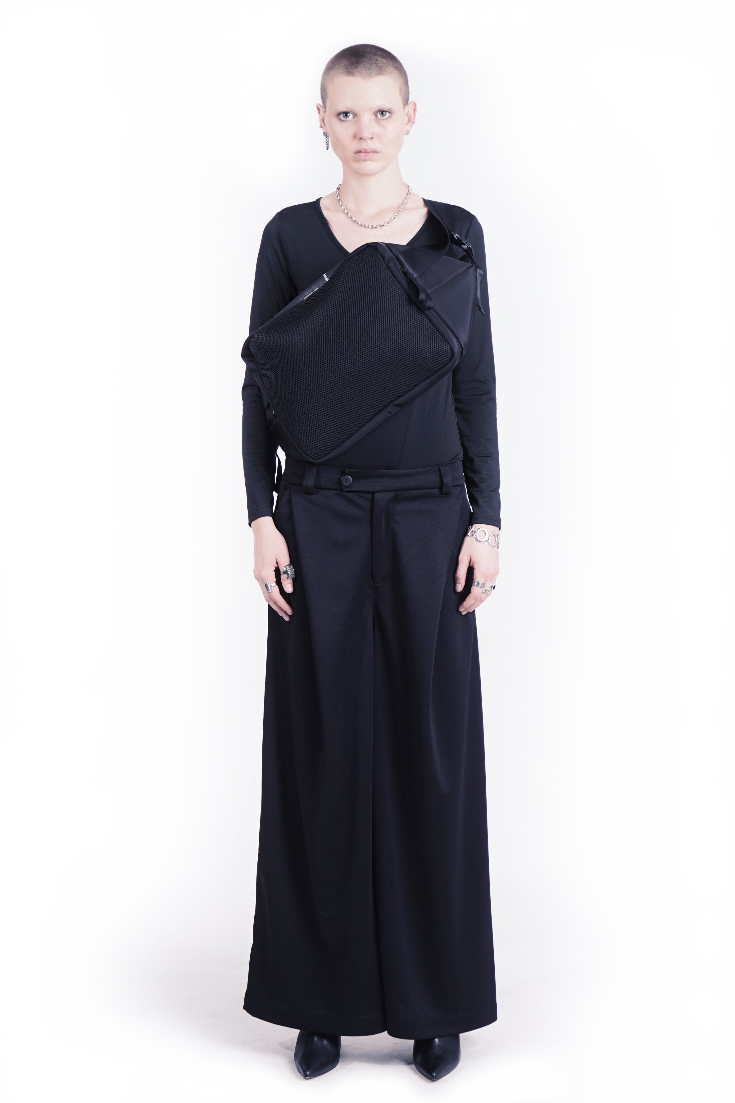 P140A Pants Ex Pleats wide leg