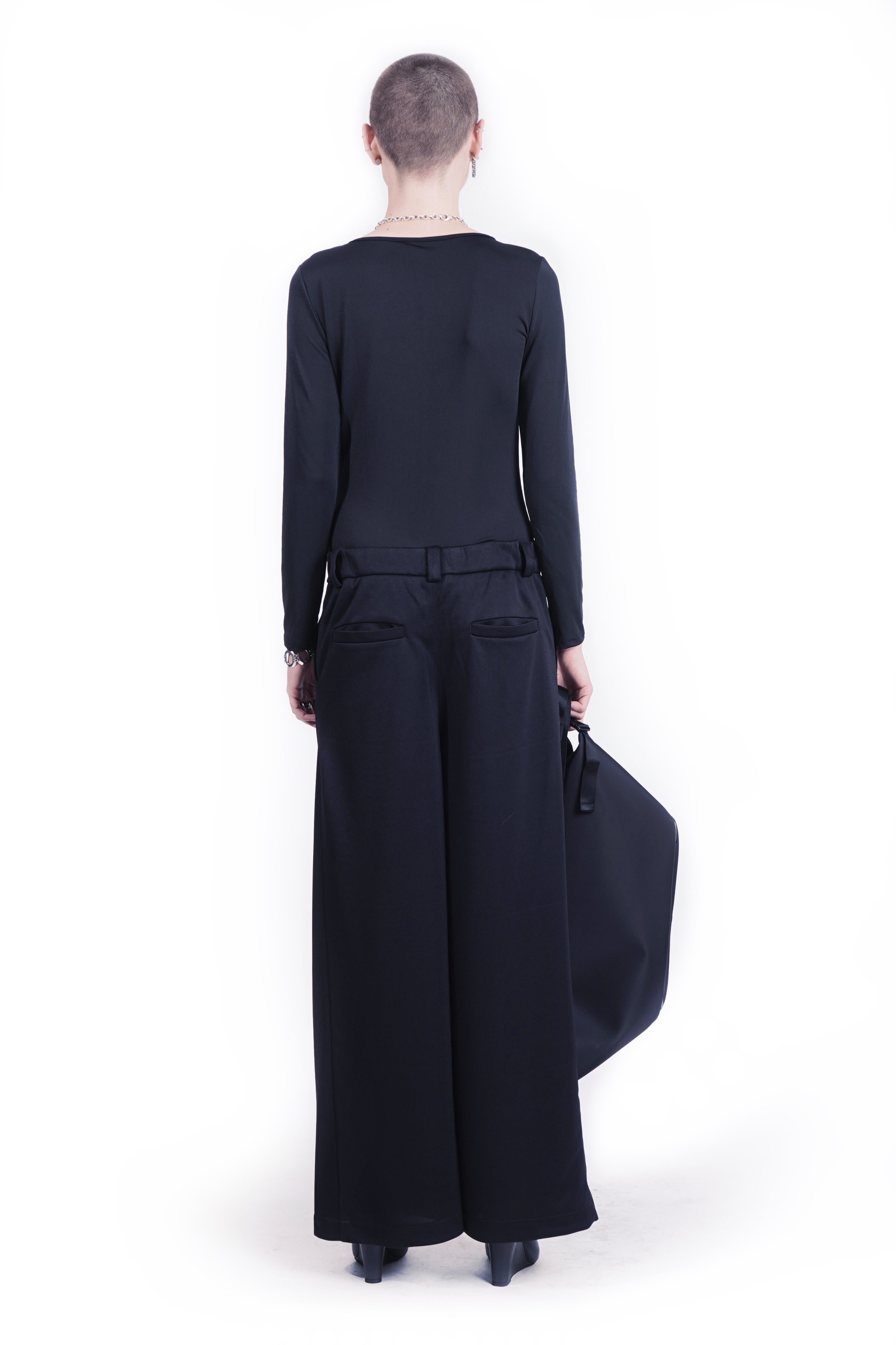 P140A Pants Ex Pleats wide leg