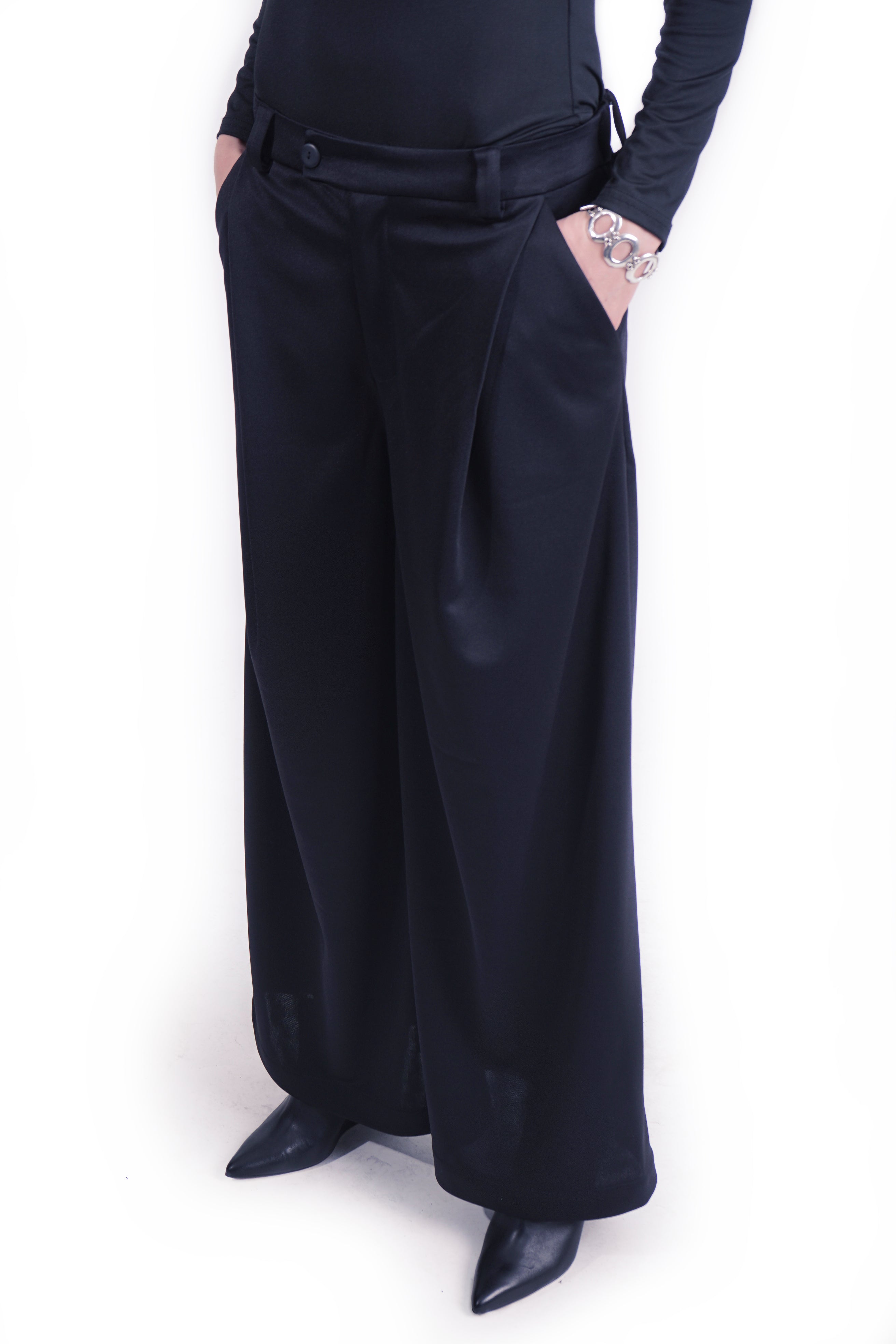 P140A Pants Ex Pleats wide leg