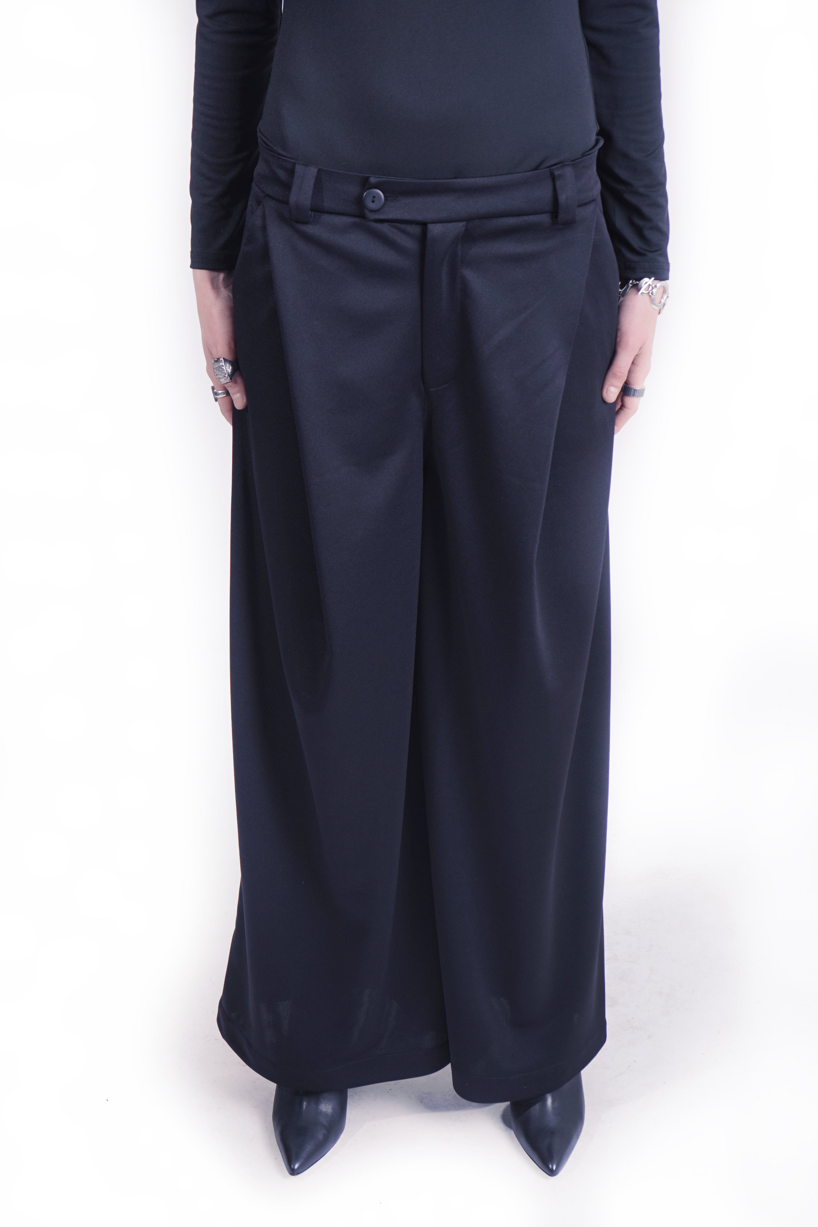 P140A Pants Ex Pleats wide leg