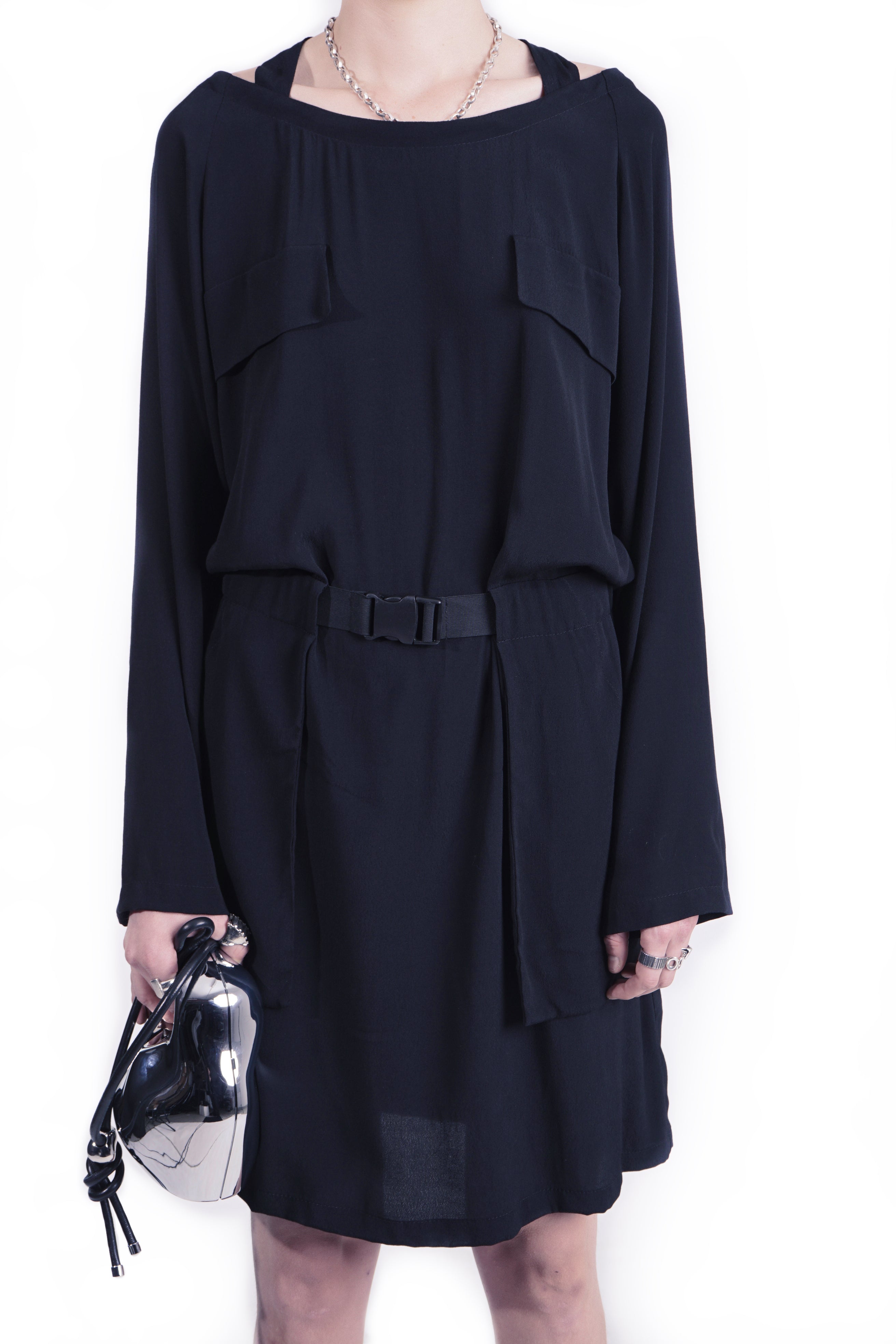 R246 Neckholder Dress – Black | Adddress