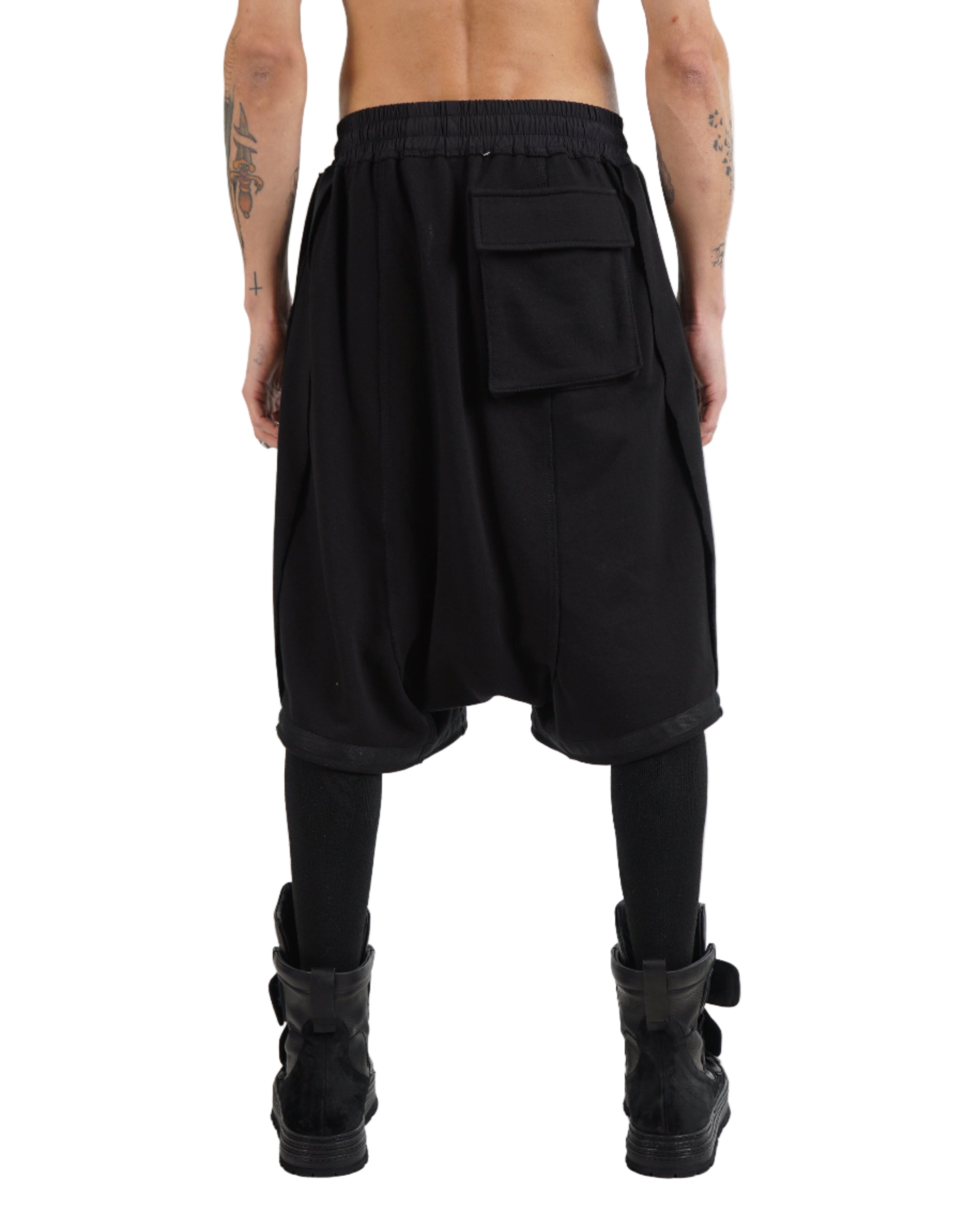 ASPARAGUS - SS-24-SP-02 – Inside Out Baggy Shorts – Black