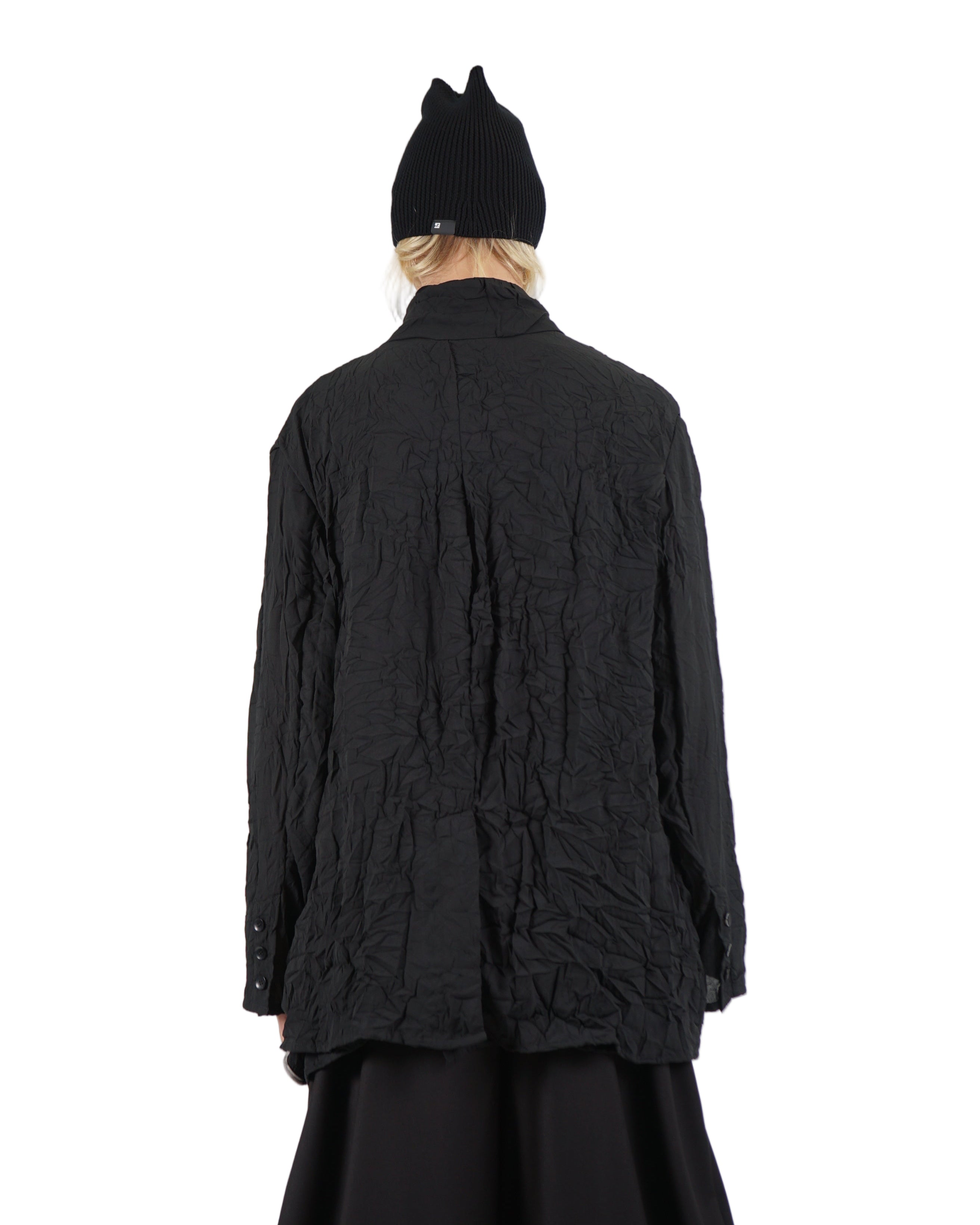 Void – Crinkled Lightweight Jacket – Black