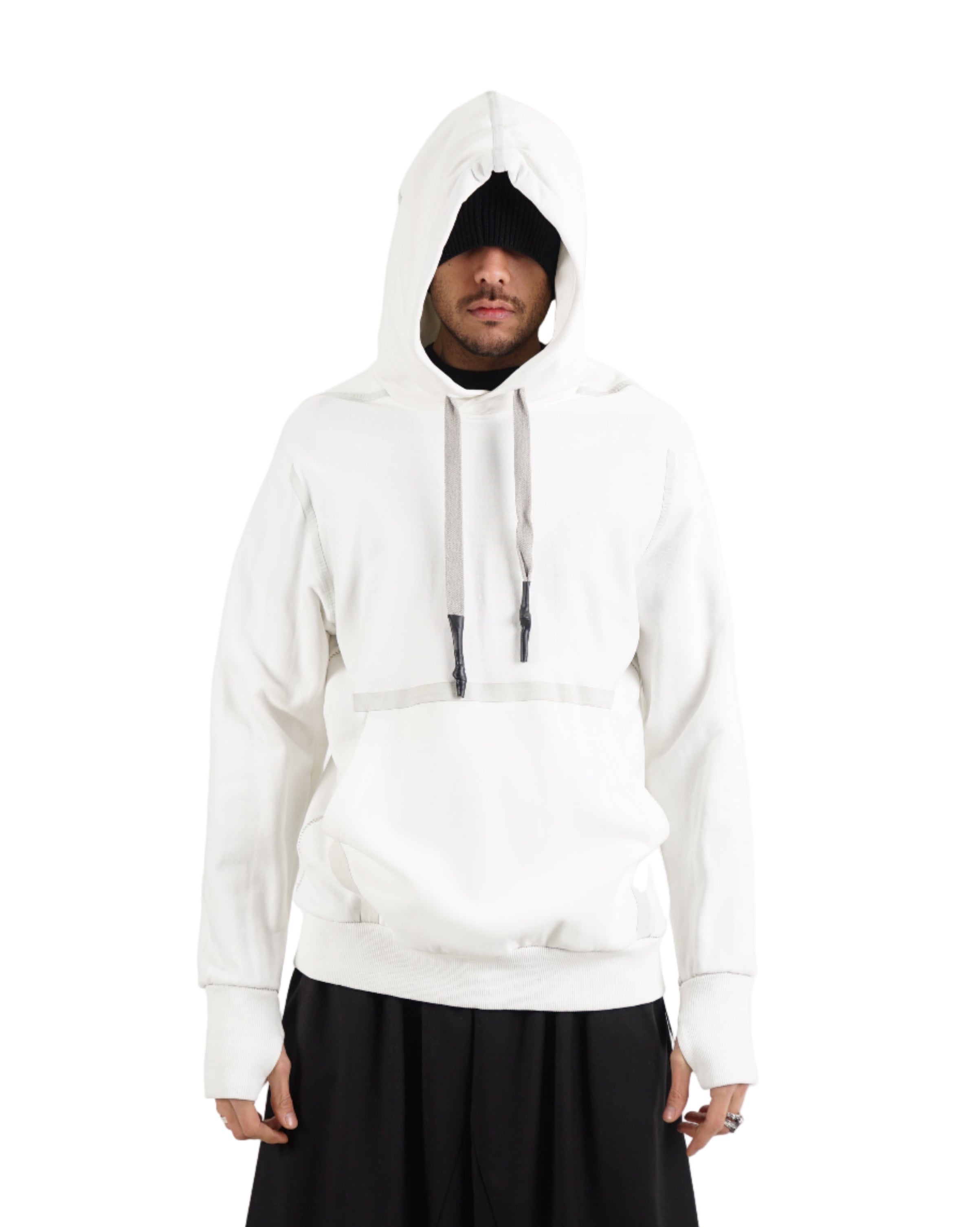 Isaac Sellam Kangoohood LT – Ecru Hoodie