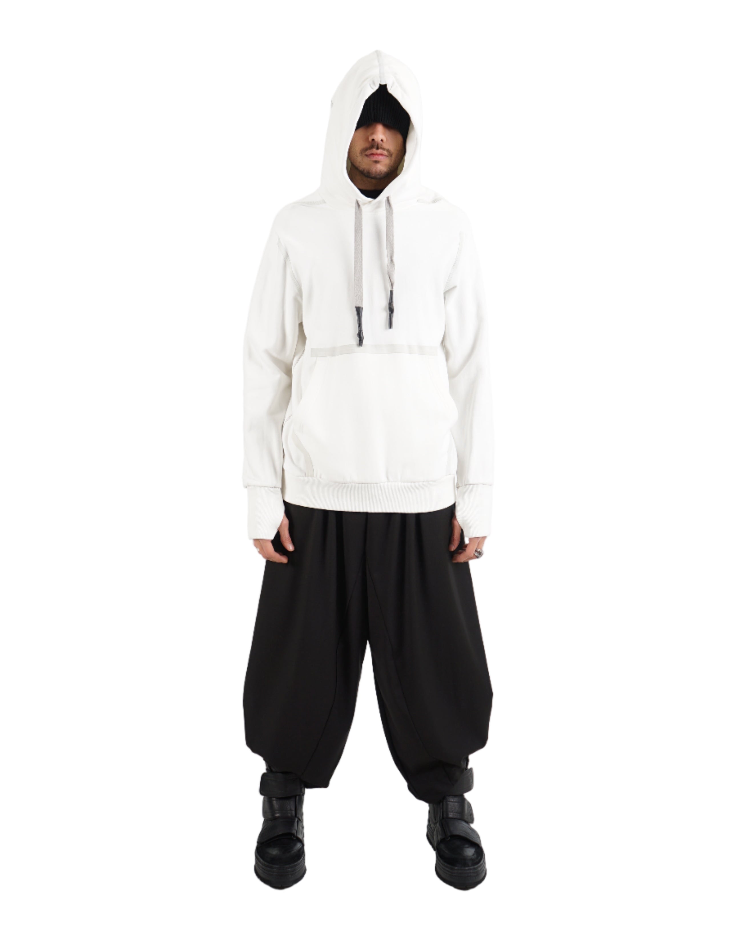 Isaac Sellam Kangoohood LT – Ecru Hoodie