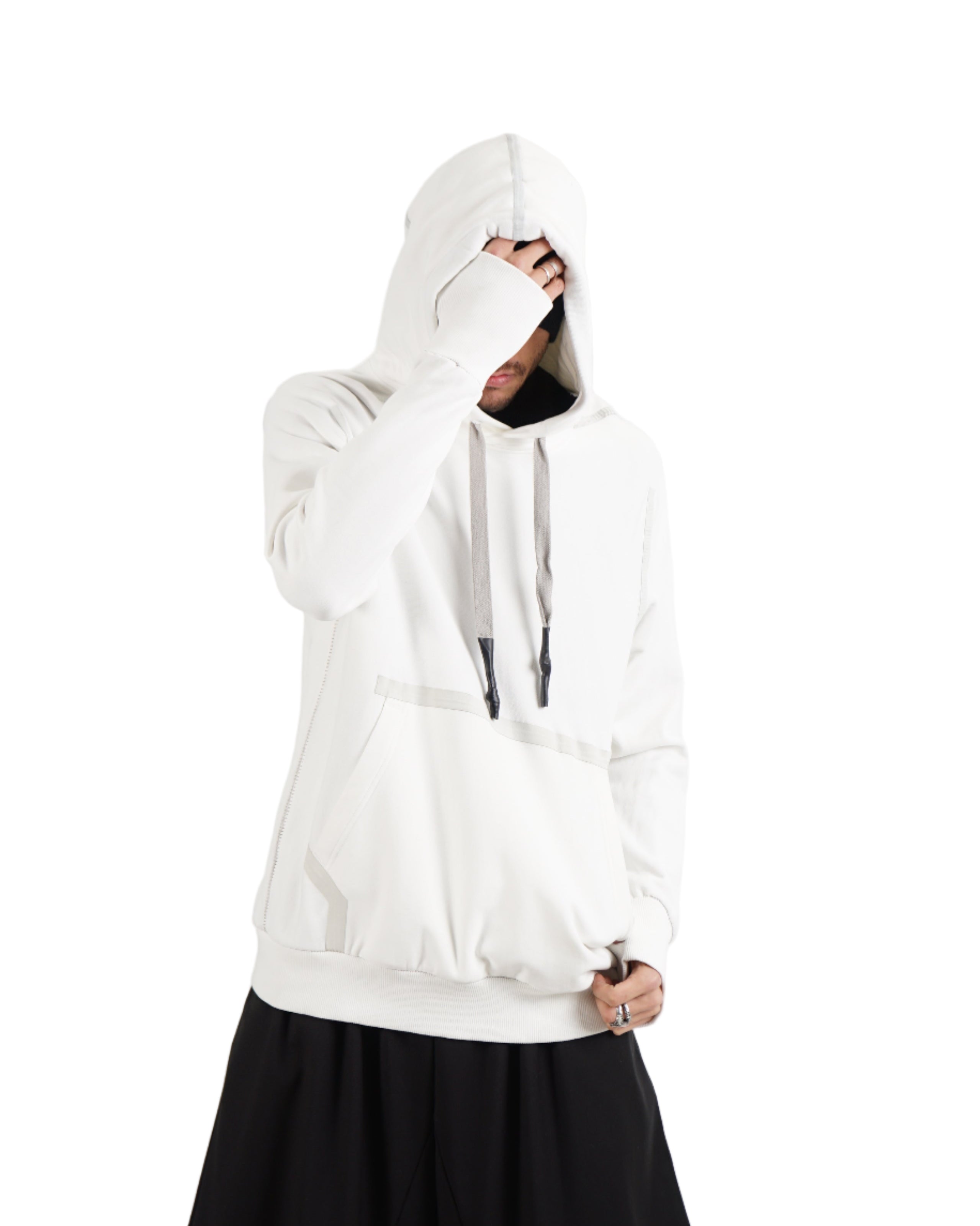 Isaac Sellam Kangoohood LT – Ecru Hoodie