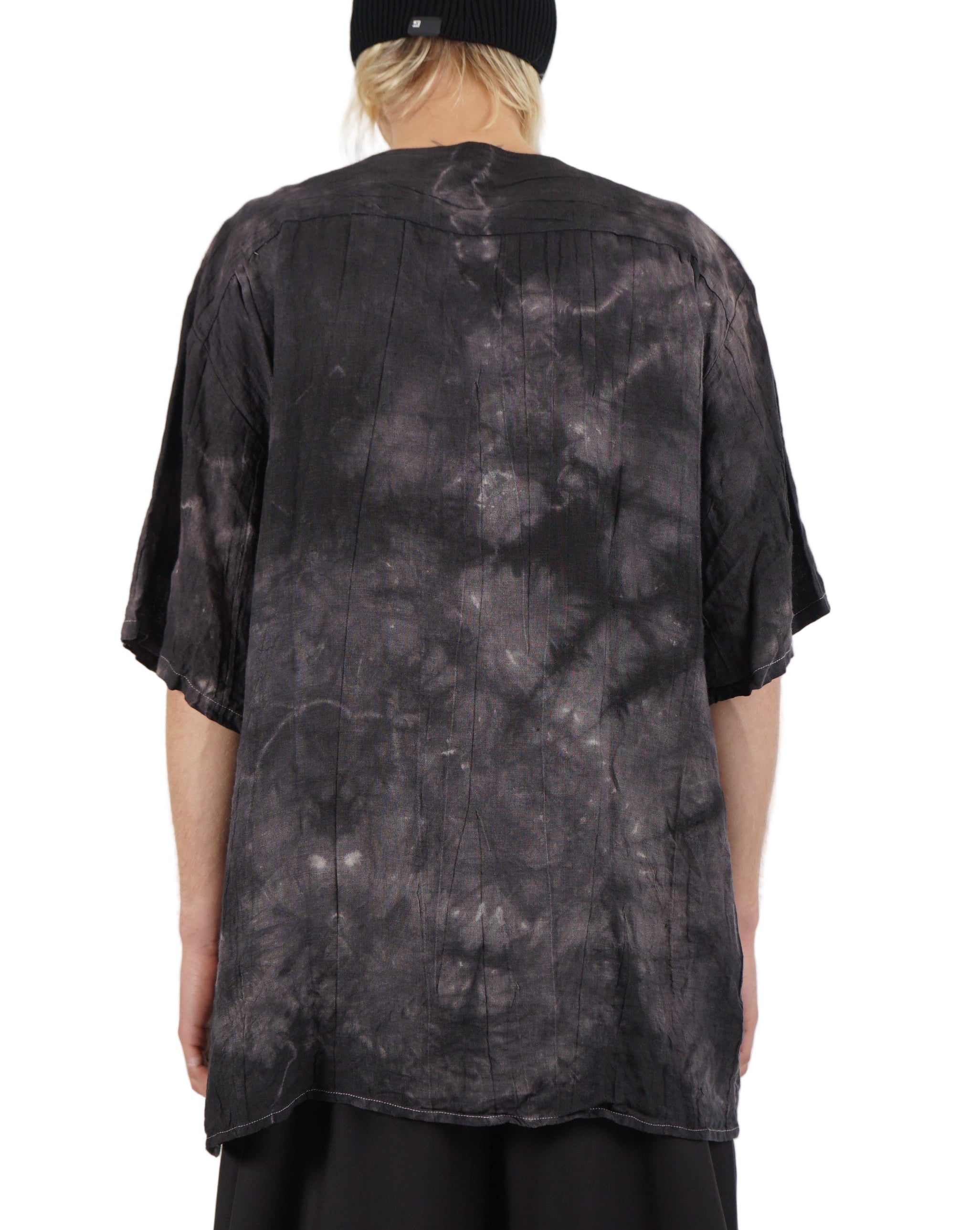 Void – Layered Short Sleeve Shirt – Grey IT04IGRY03
