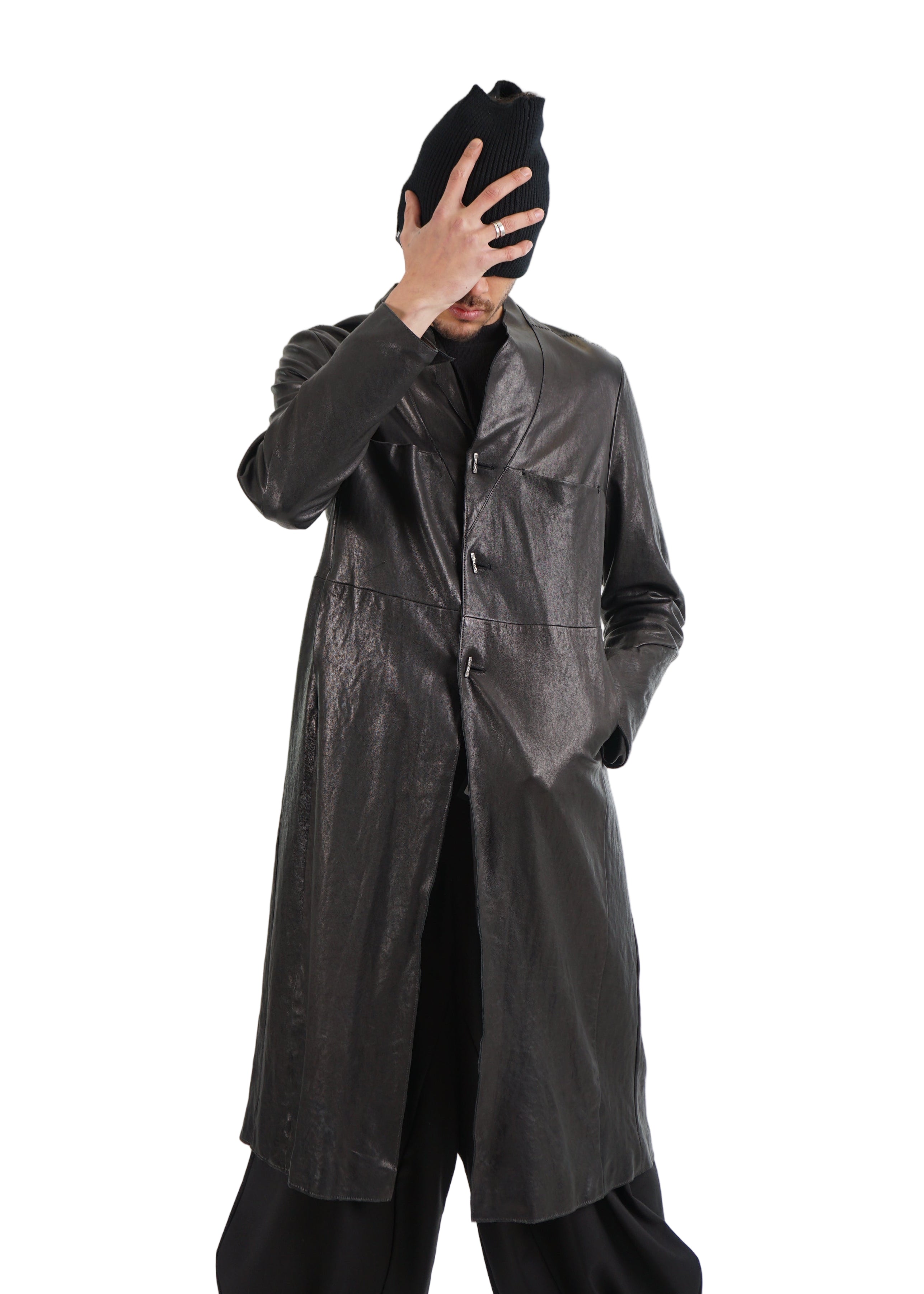 SAN263-1 – Long Jacket – Black