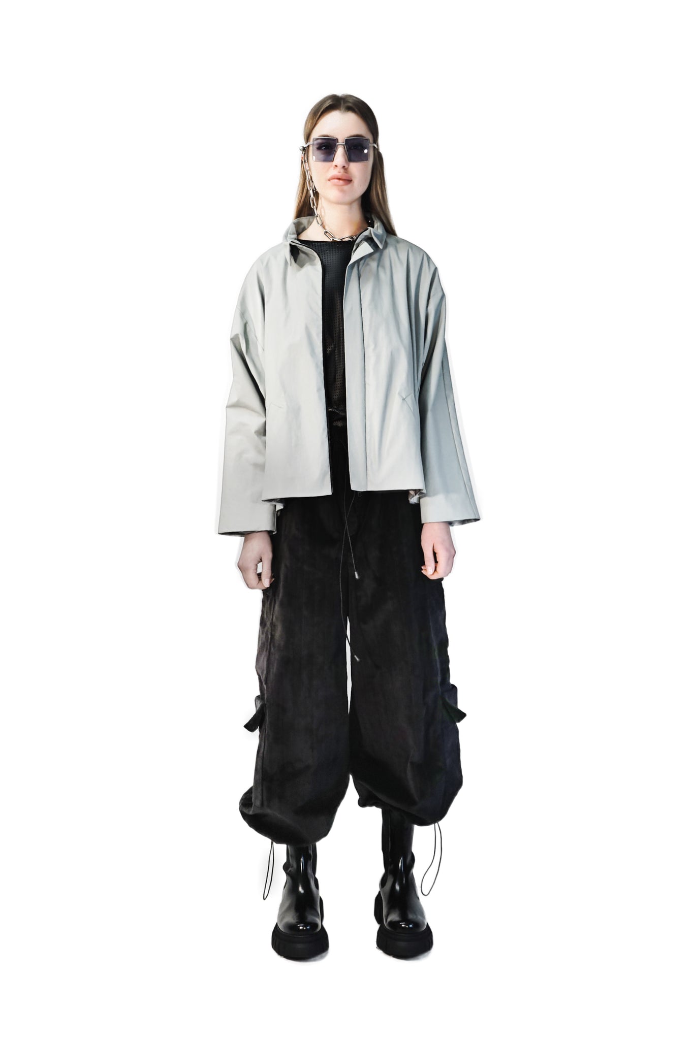 G99 Jacket cropped oversized