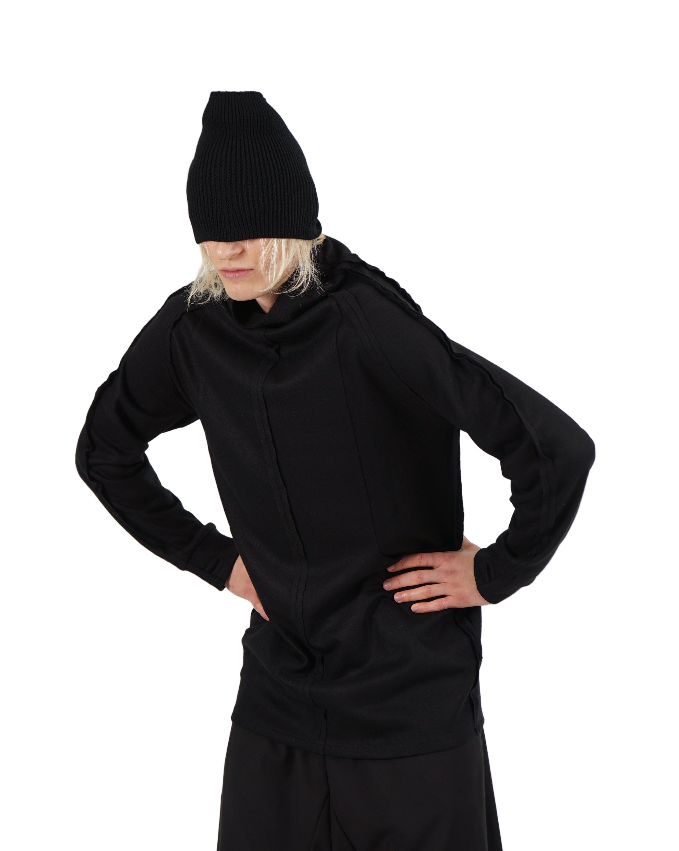 VOID – Lightweight Long Sleeve Top – Dark Grey