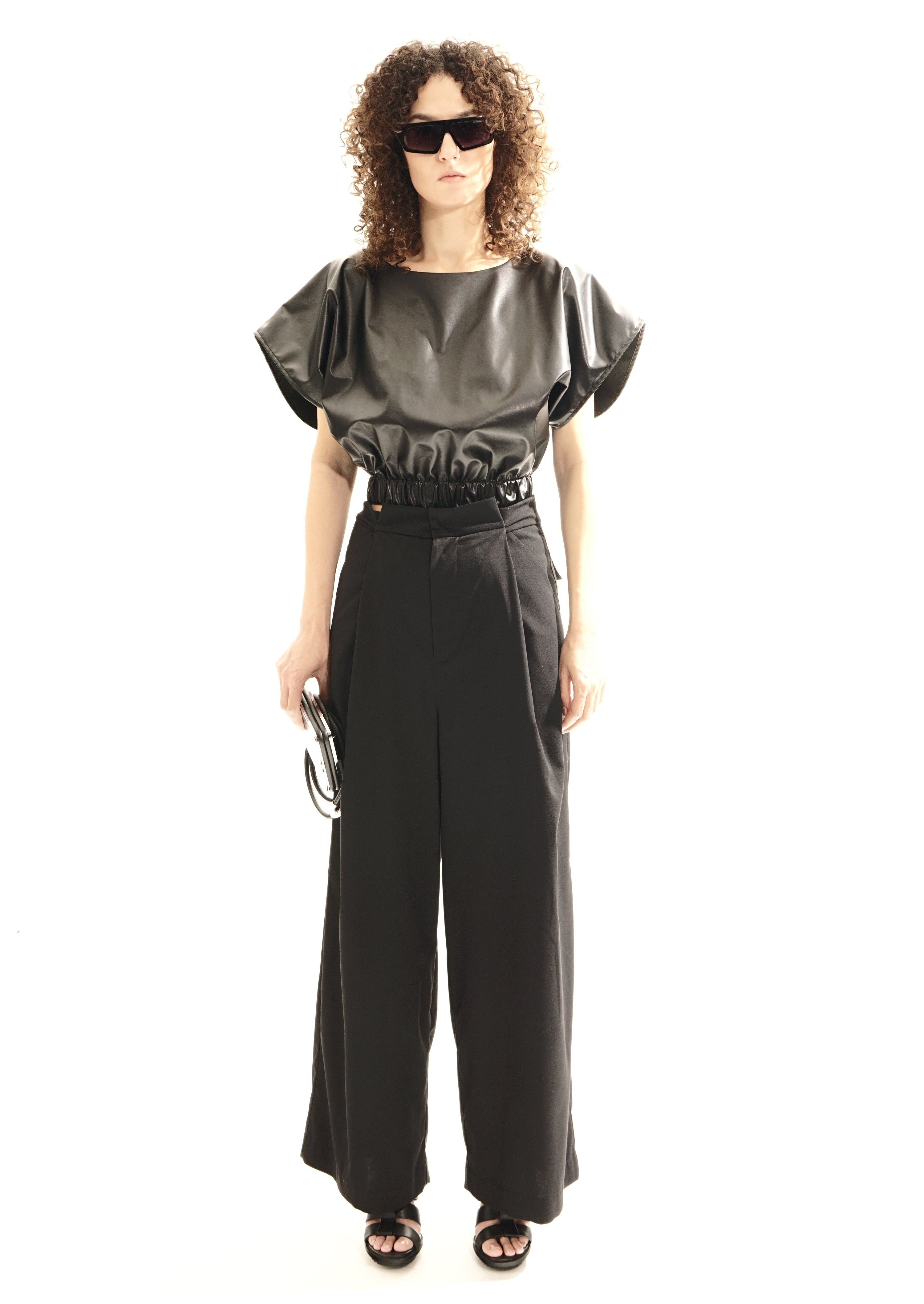 P152B Pleated Waist Pants